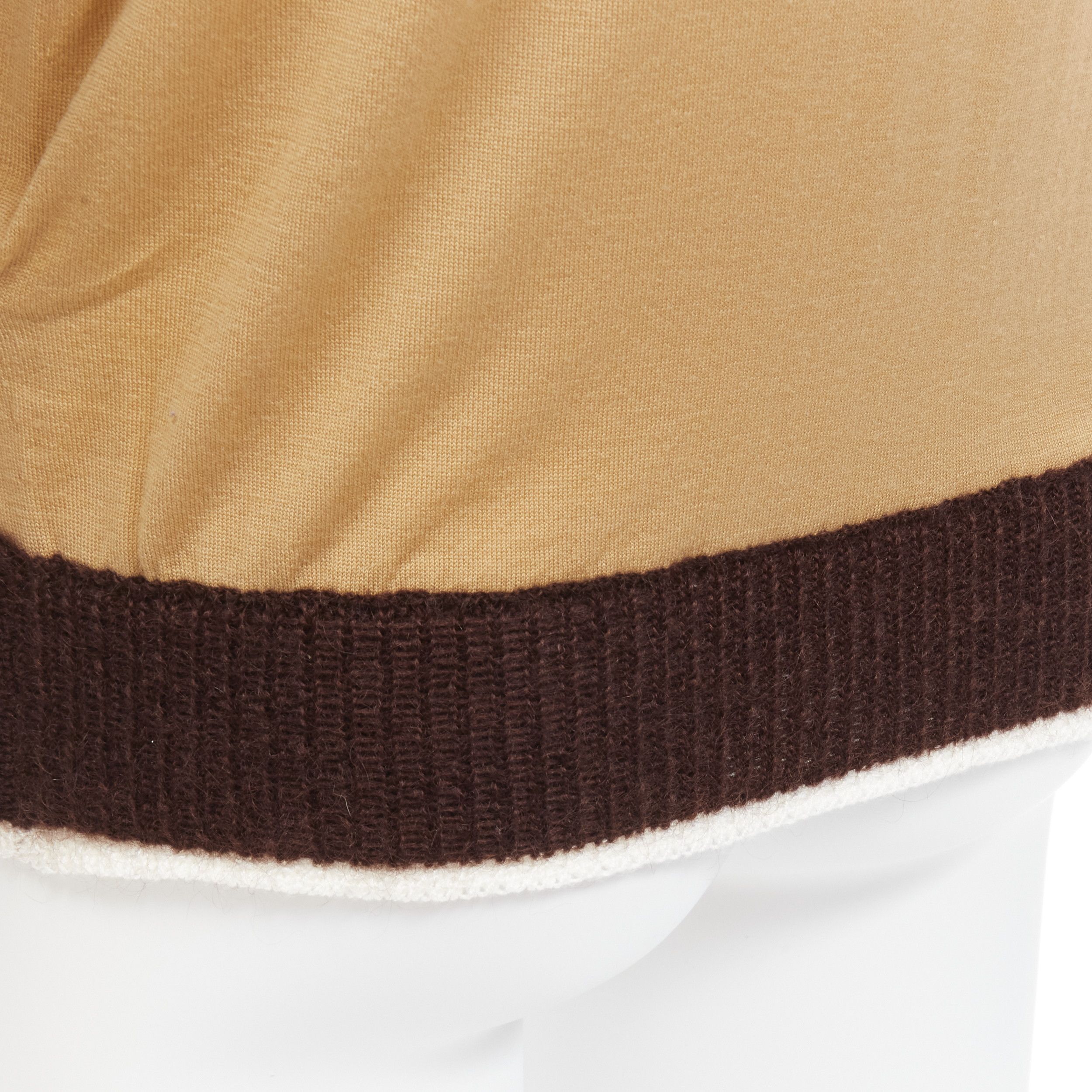 Celine OLD CELINE Phoebe Philo 100% wool mohair blend Triomphe logo contrast cuff sweater XS Size S / US 4 / IT 40 - 8 Thumbnail