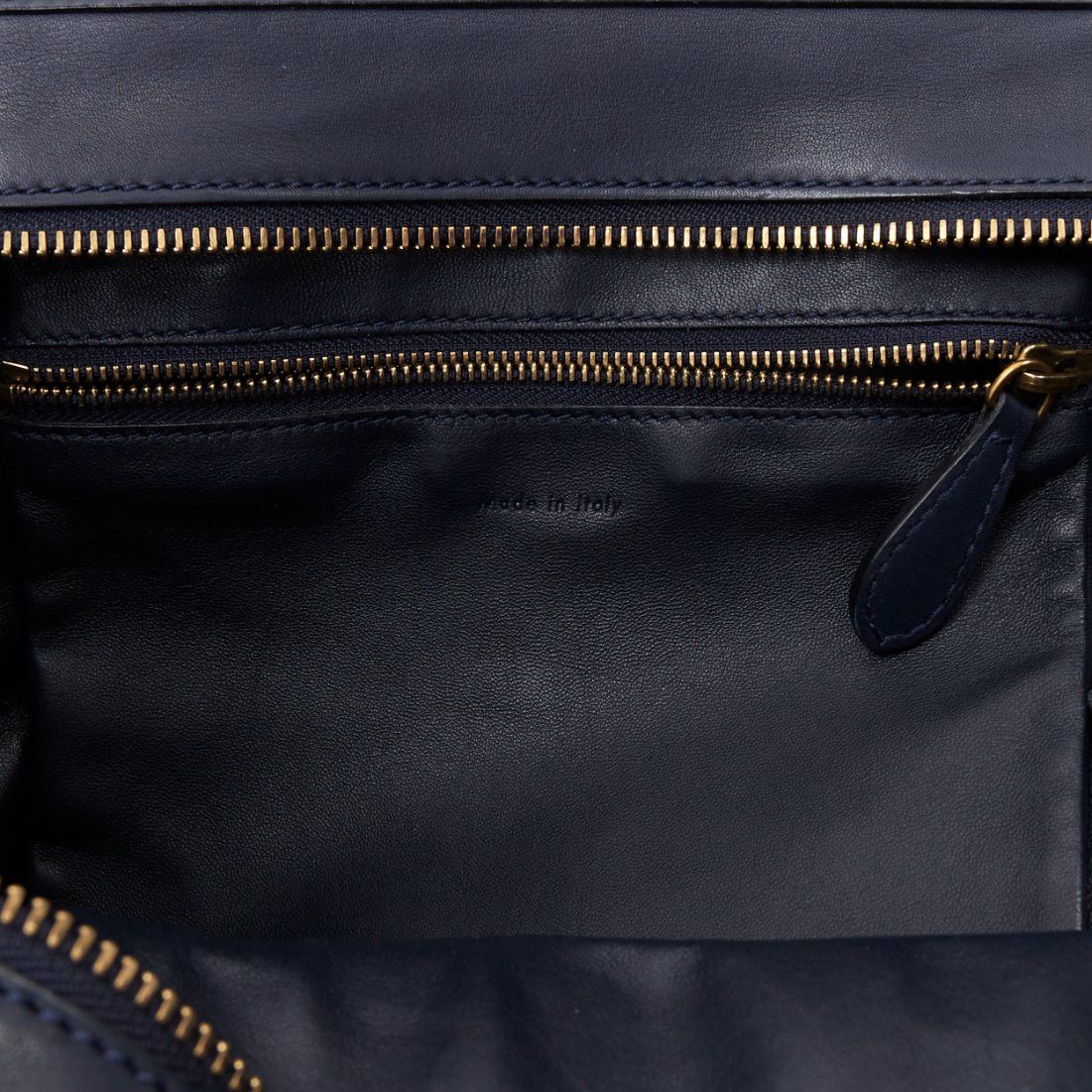 Celine CELINE Phoebe Philo Medium Luggage cream black embossed tote bag Size ONE SIZE - 9 Thumbnail