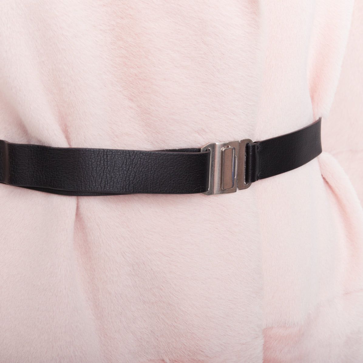 Celine OLD CELINE Phoebe Philo 2015 baby pink lambskin shearling leather collar coat FR40 L Size M / US 6-8 / IT 42-44 - 8 Thumbnail
