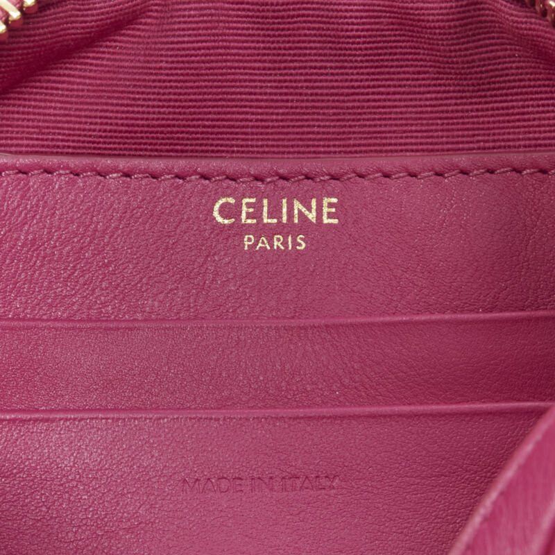 Celine new CELINE Hedi Slimane 2019 C Charm pink quilted small crossbody camera bag Size ONE SIZE - 11 Thumbnail