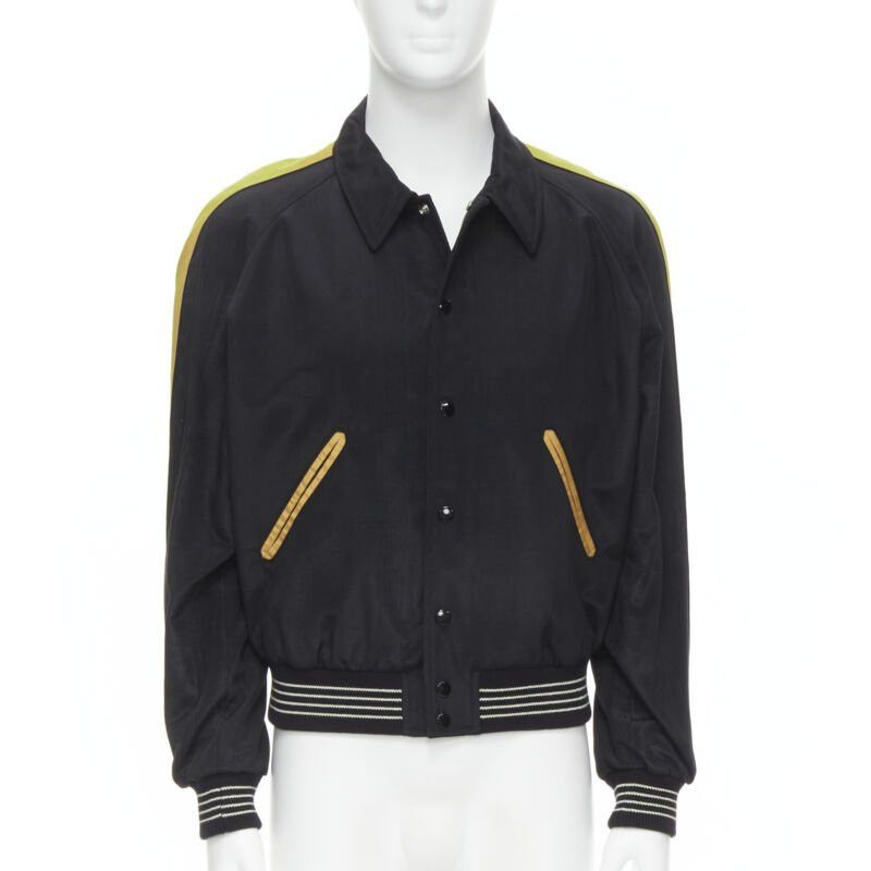 Celine new CELINE Hedi Slimane Christian Marclay 2019 Runway KLAAK Teddy bomber EU50 L Size US L / EU 52-54 / 3 - 2 Thumbnail