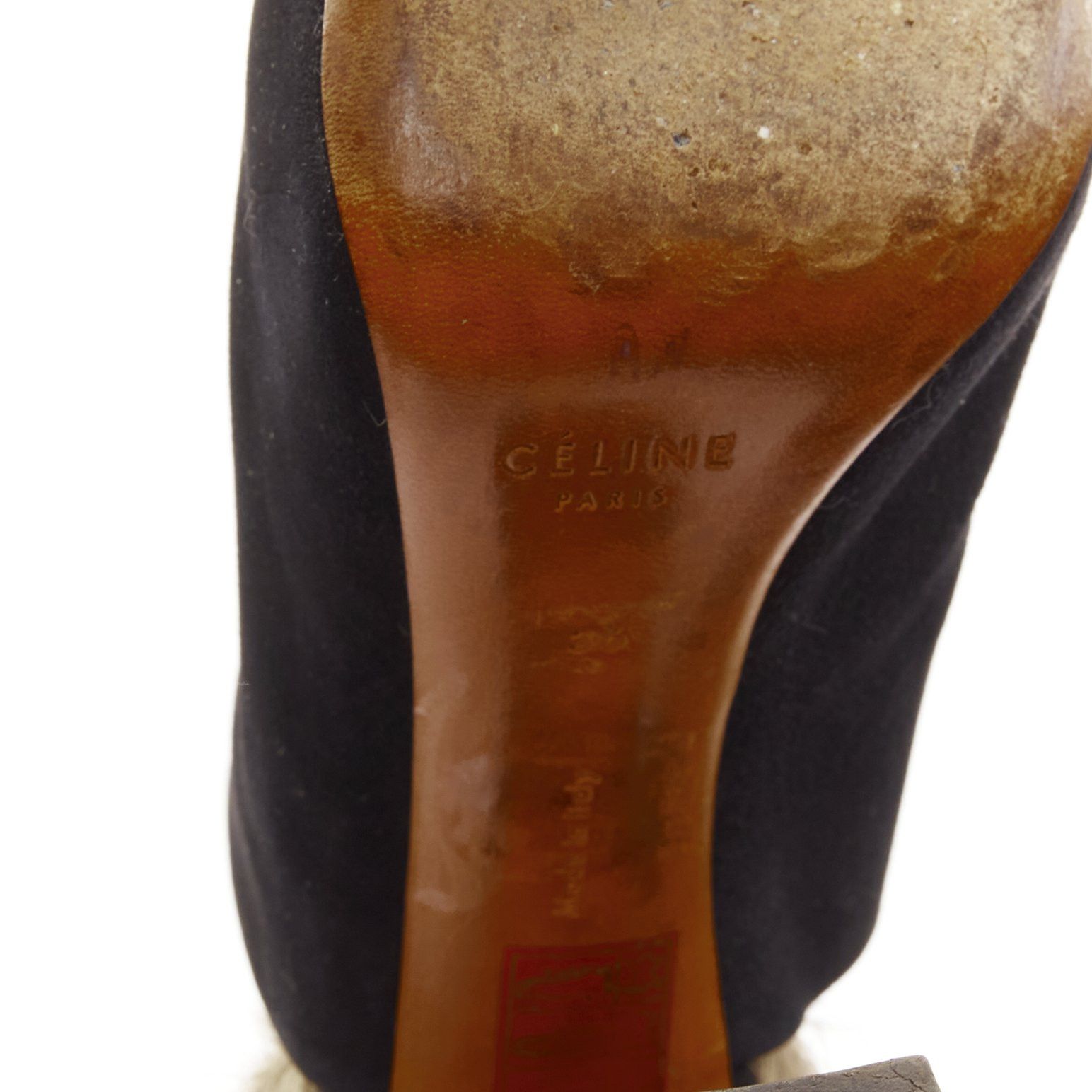 Celine OLD CELINE Phoebe Philo 2010 Runway black suede fur mules EU36 Size US 6 / IT 36 - 10 Thumbnail