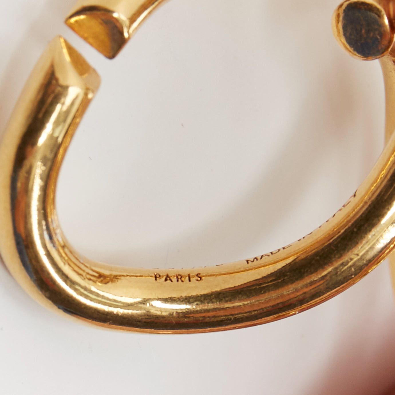 Celine rare OLD CELINE Phoebe Philo gold double chain choker short necklace Size ONE SIZE - 9 Thumbnail