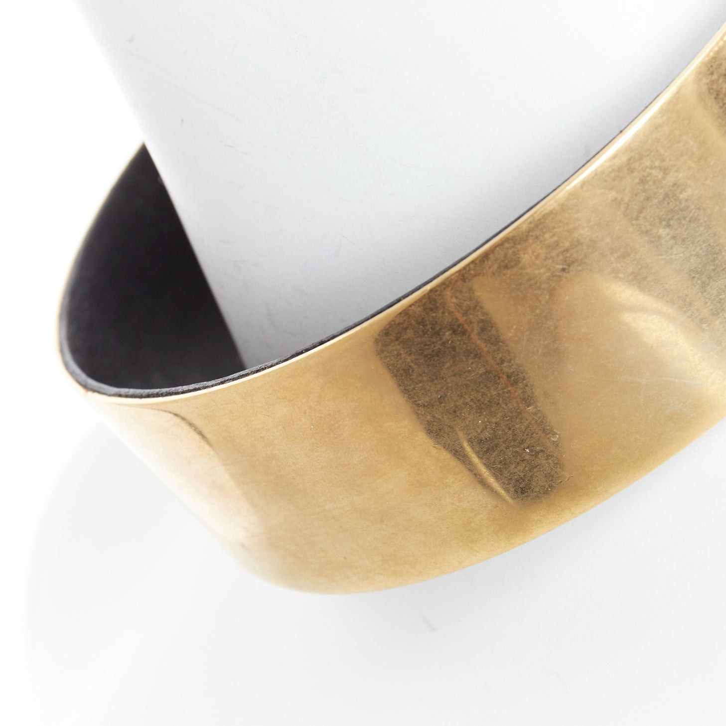 Celine rare OLD CELINE Phoebe Philo Runway gold metal minimal choker necklace Size ONE SIZE - 7 Thumbnail