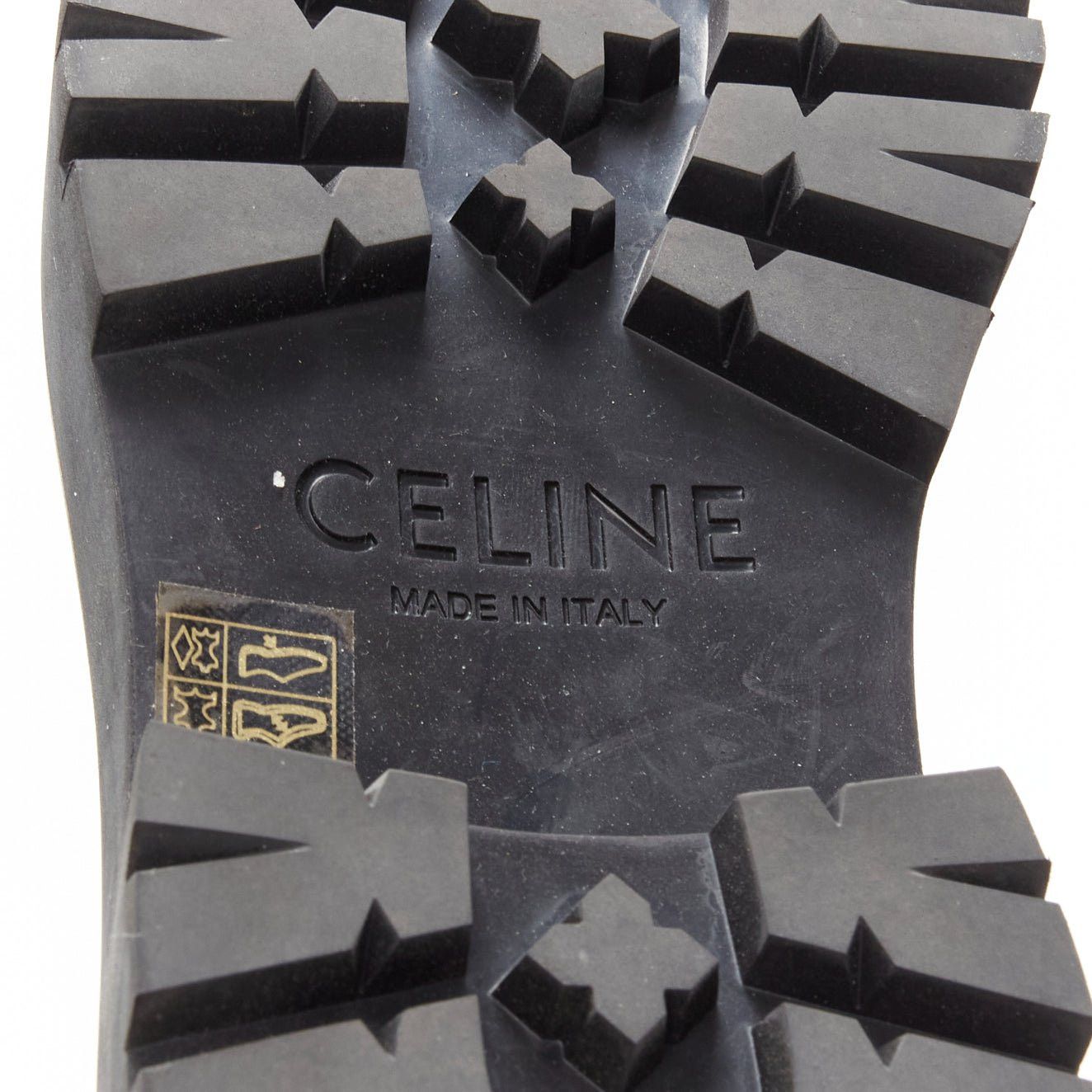Celine CELINE 2022 Bulky Chelsea black calfskin leather buckles biker boots EU39 Size US 9 / IT 39 - 11 Thumbnail