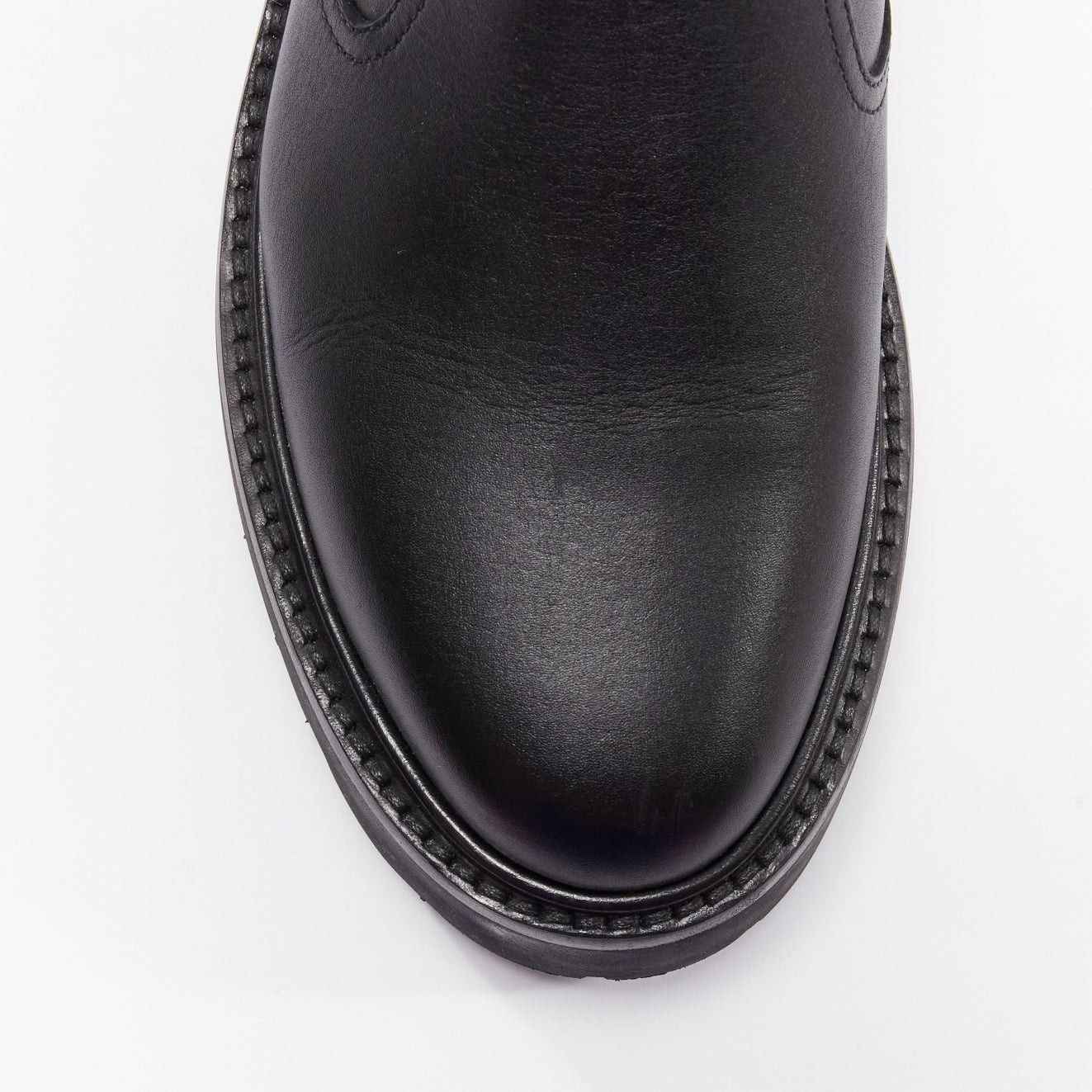 Celine CELINE 2022 Bulky Chelsea black calfskin leather buckles biker boots EU39 Size US 9 / IT 39 - 7 Thumbnail