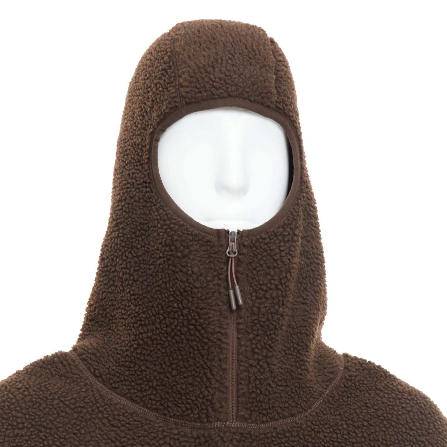 Entire Studios ENTIRE STUDIOS V2 fleece hoodie brown hooded zip pockets pullover L Size US L / EU 52-54 / 3 - 2 Thumbnail