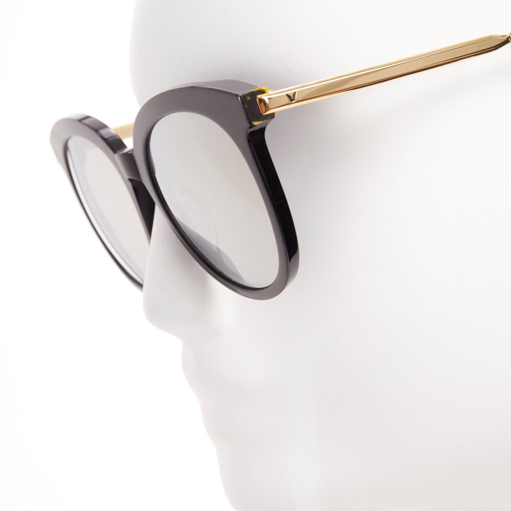 Gentle Monster GENTLE MONSTER Lovesome black reflective lens gold oversized sunglasses Size ONE SIZE - 6 Thumbnail