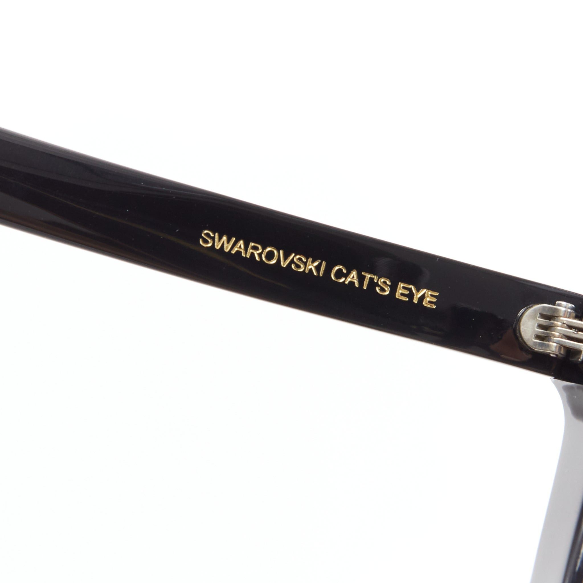 Gentle Monster GENTLE MONSTER Pushbutton Swarovski Cat Eye black crystal sunglasses Size ONE SIZE - 8 Thumbnail
