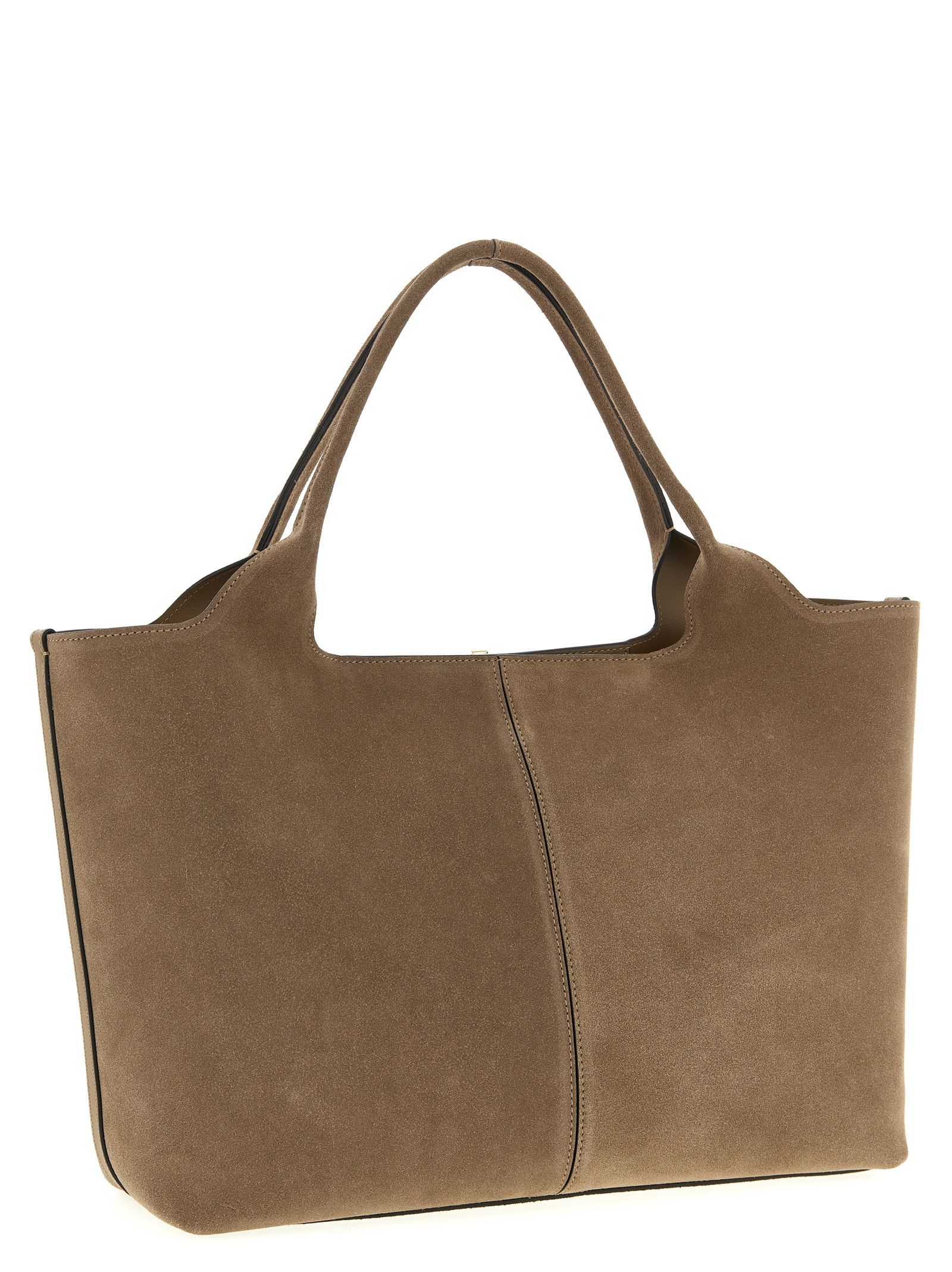 Tod's Small to medium suede shopping bag Size ONE SIZE - 2 Thumbnail