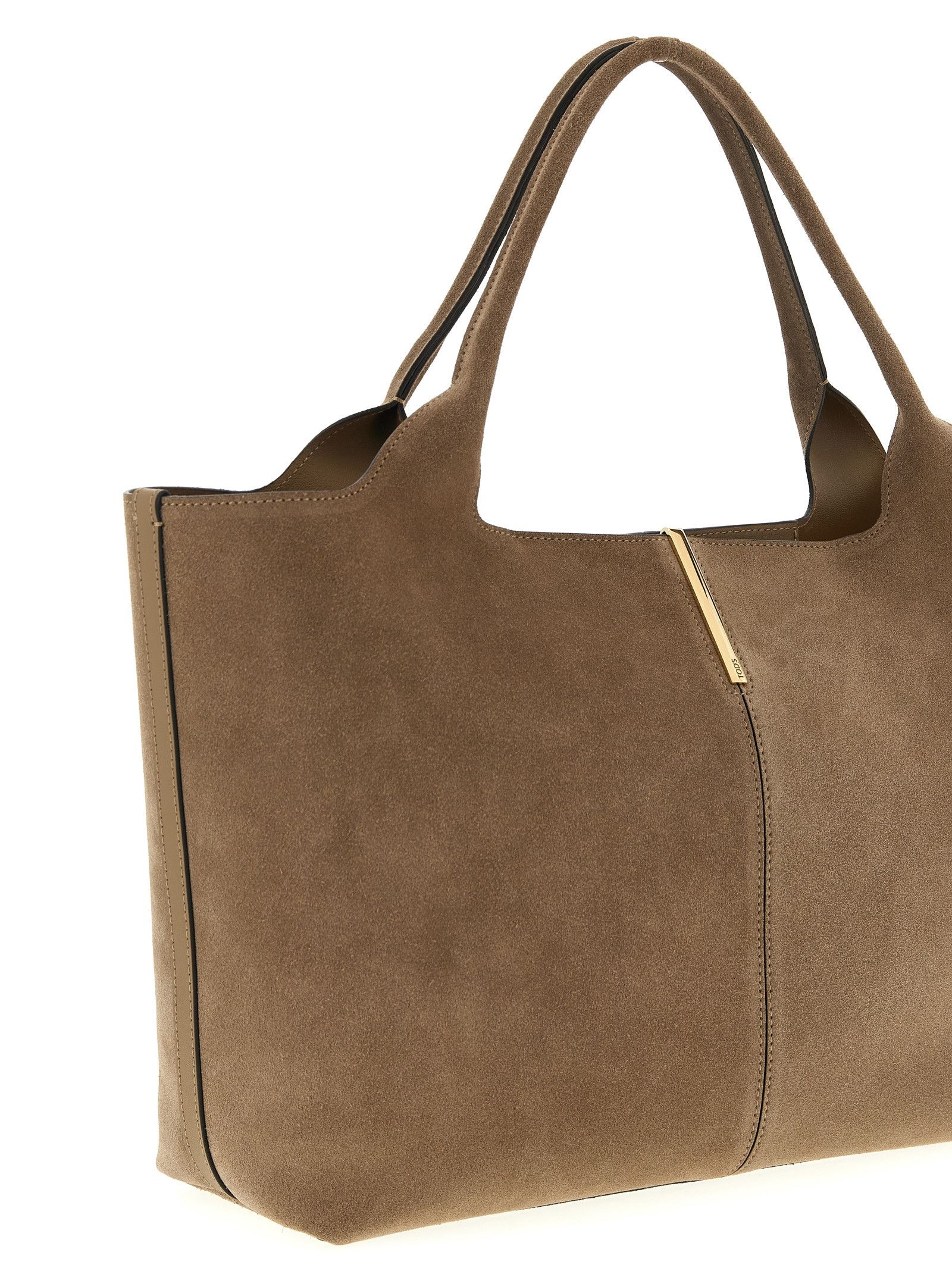 Tod's Small to medium suede shopping bag Size ONE SIZE - 3 Thumbnail