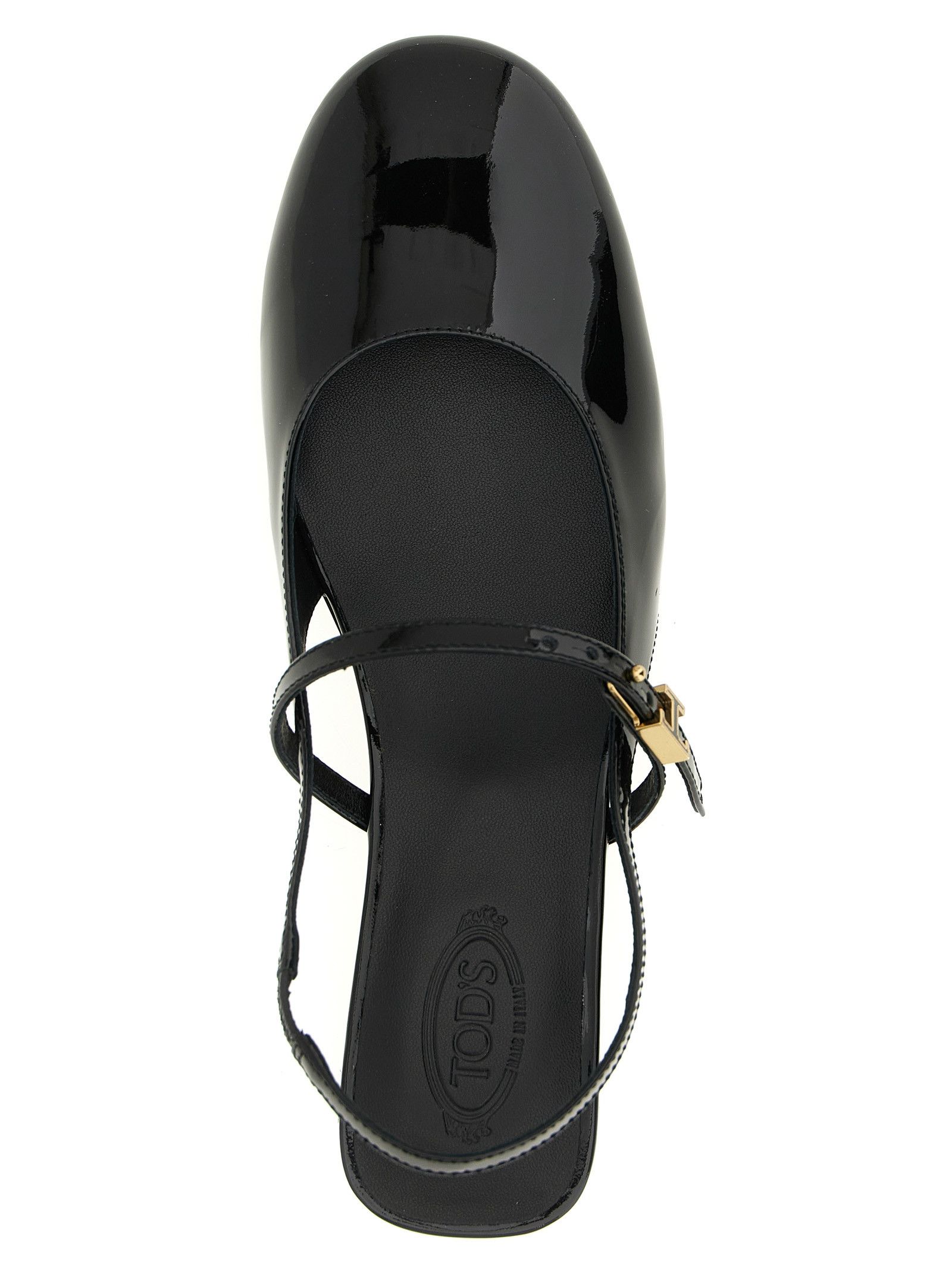 Tod's 'Mary Jane' patent ballet flats Size US 10 / IT 40 - 4 Thumbnail