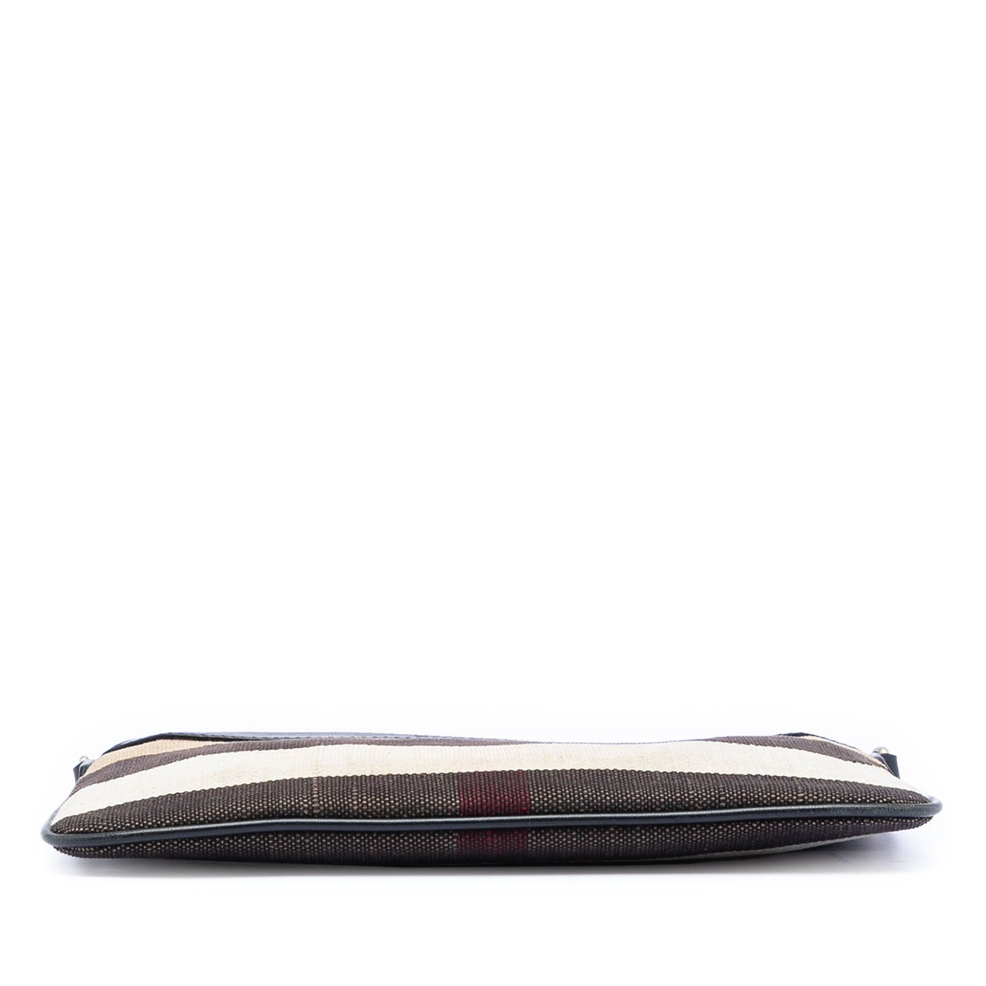 Burberry Mega Check Canvas Peyton Crossbody Size ONE SIZE - 3 Thumbnail