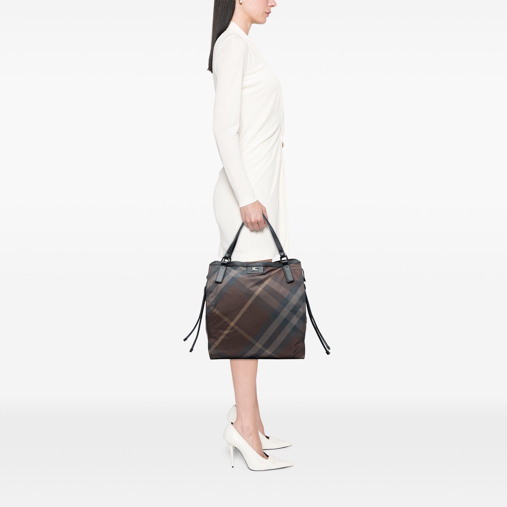 Burberry Supernova Check Nylon Buckleigh Tote Size ONE SIZE - 7 Thumbnail
