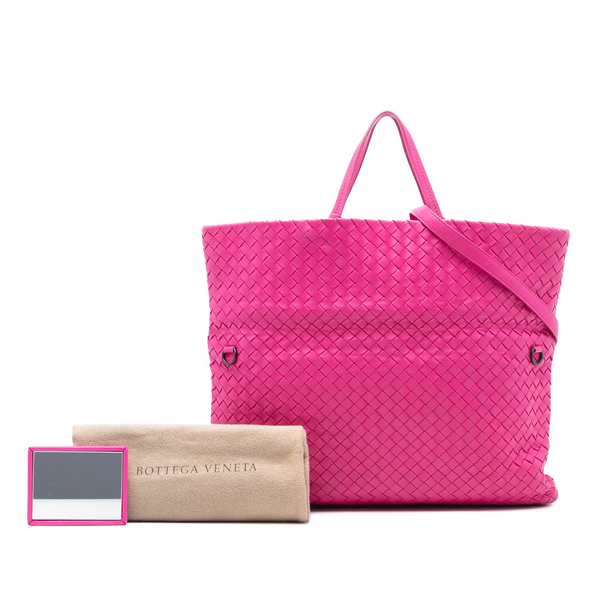 Bottega Veneta Nappa Intrecciato Fold Over Tote Size ONE SIZE - 8 Thumbnail
