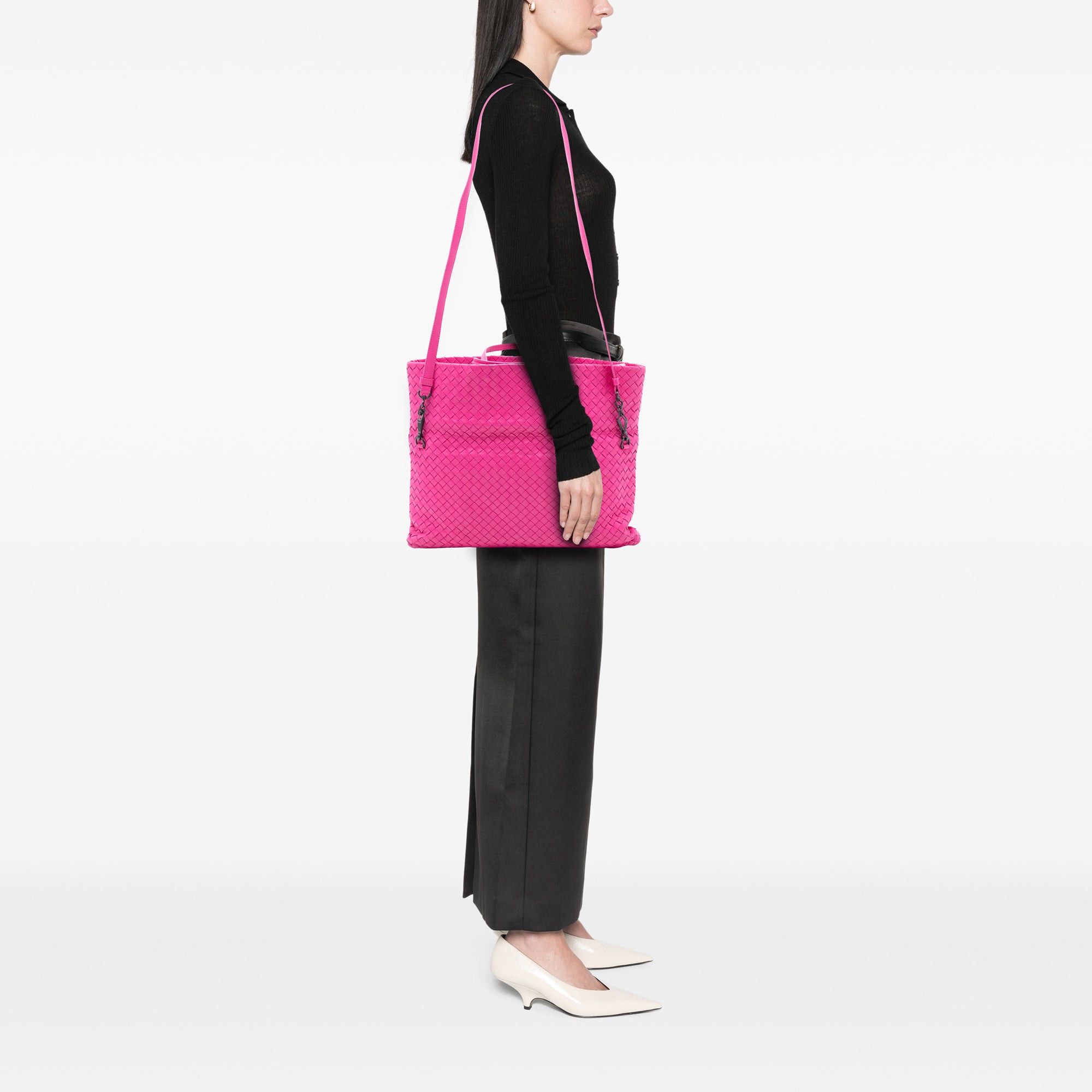 Bottega Veneta Nappa Intrecciato Fold Over Tote Size ONE SIZE - 7 Thumbnail