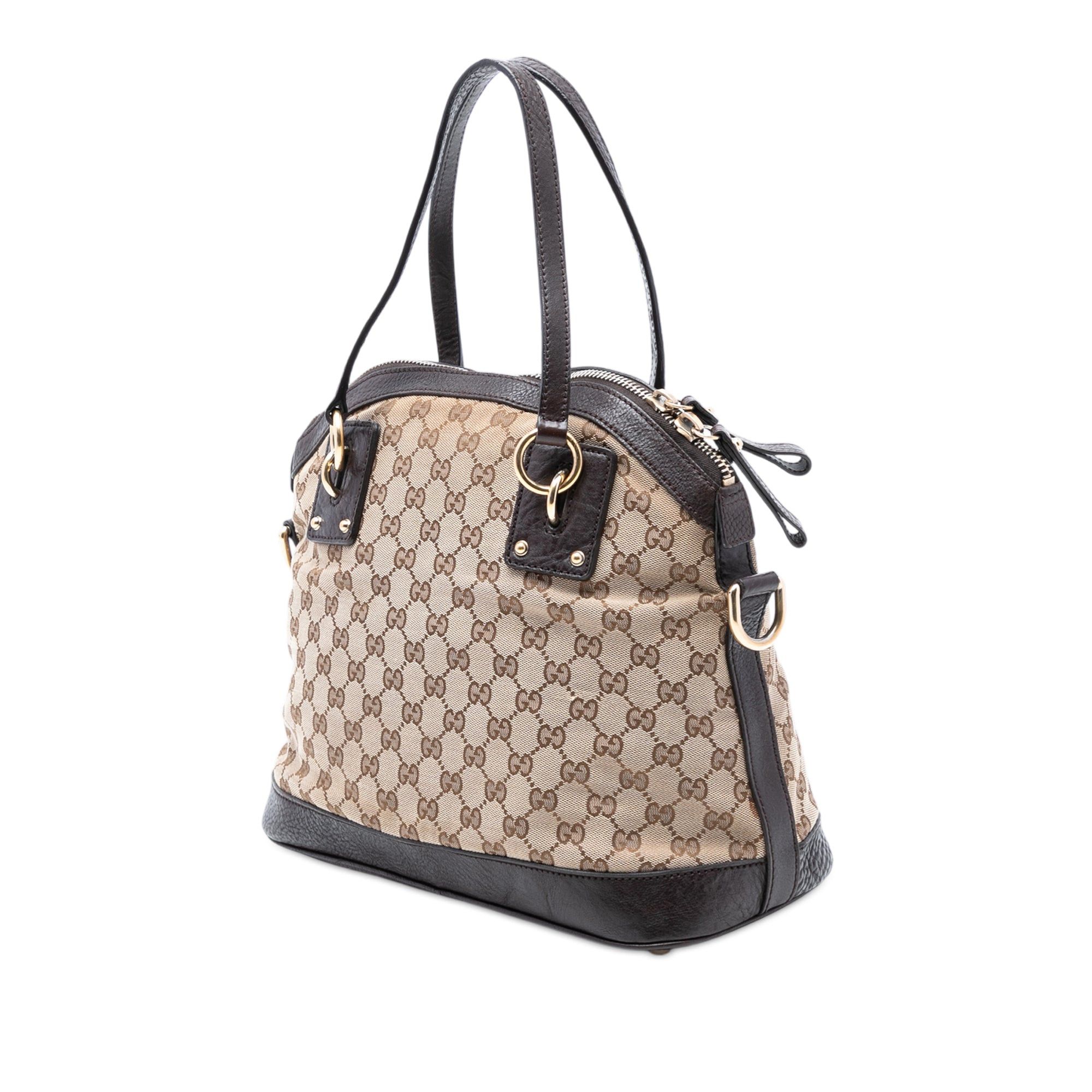 Gucci Medium GG Canvas Charm Dome Satchel Size ONE SIZE - 2 Thumbnail