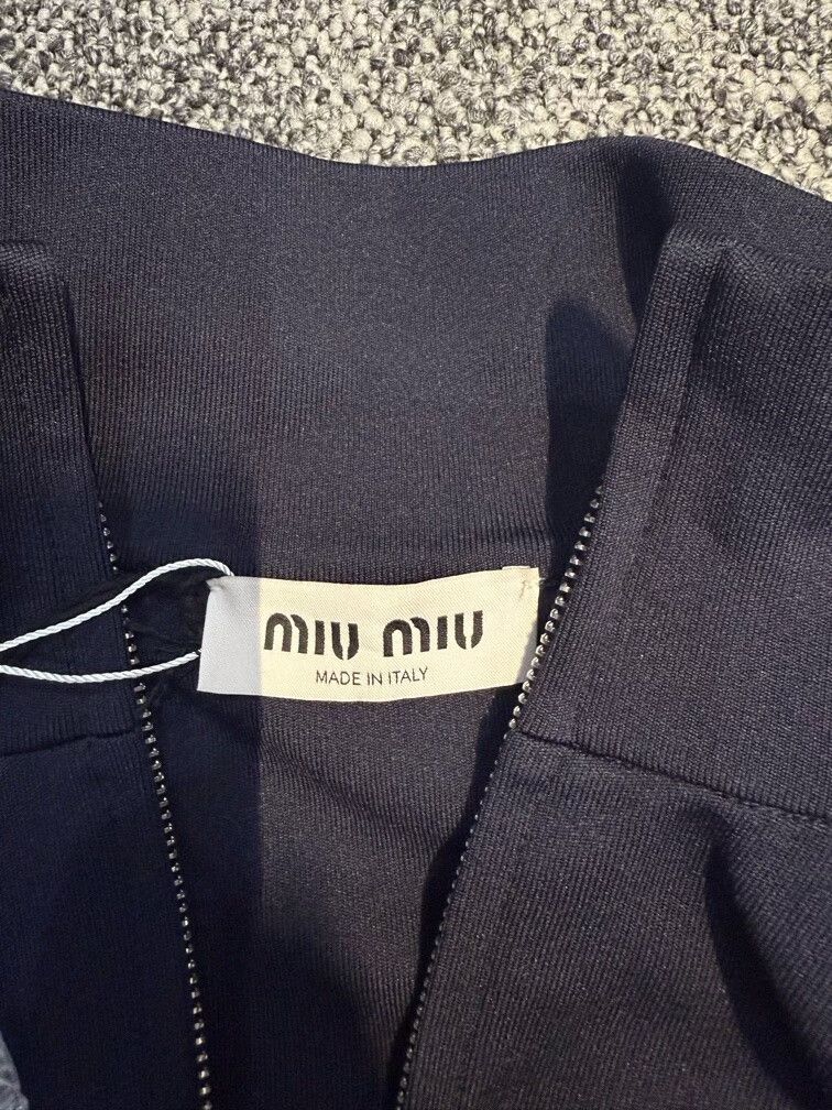 Miu Miu MiuMiu Nylon Fleece Cardigan 40 Size S / US 4 / IT 40 - 3 Thumbnail
