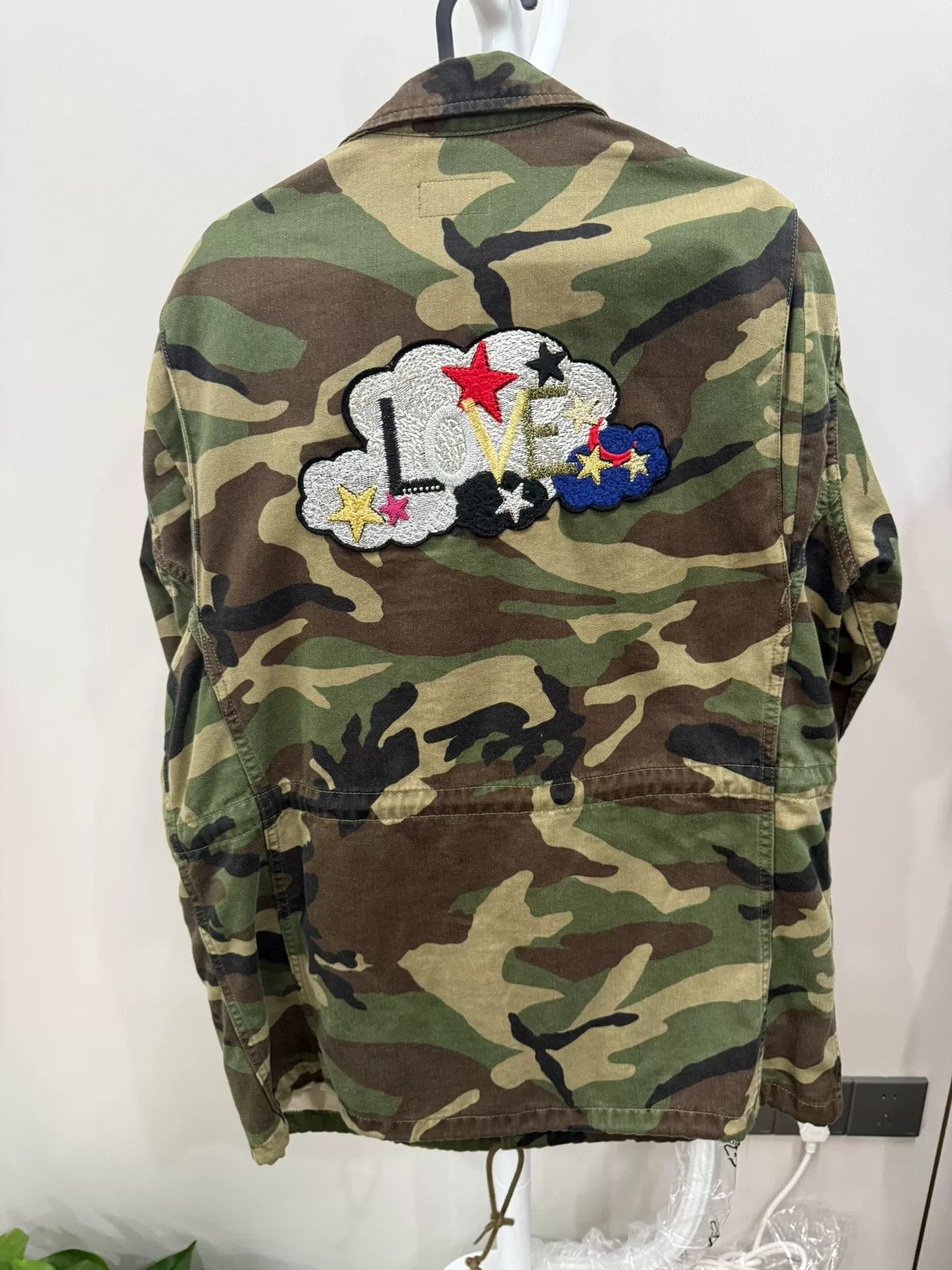 Saint Laurent Paris Saint Laurent Camouflage Love Embroidery Jacket Size US S / EU 44-46 / 1 - 6 Thumbnail