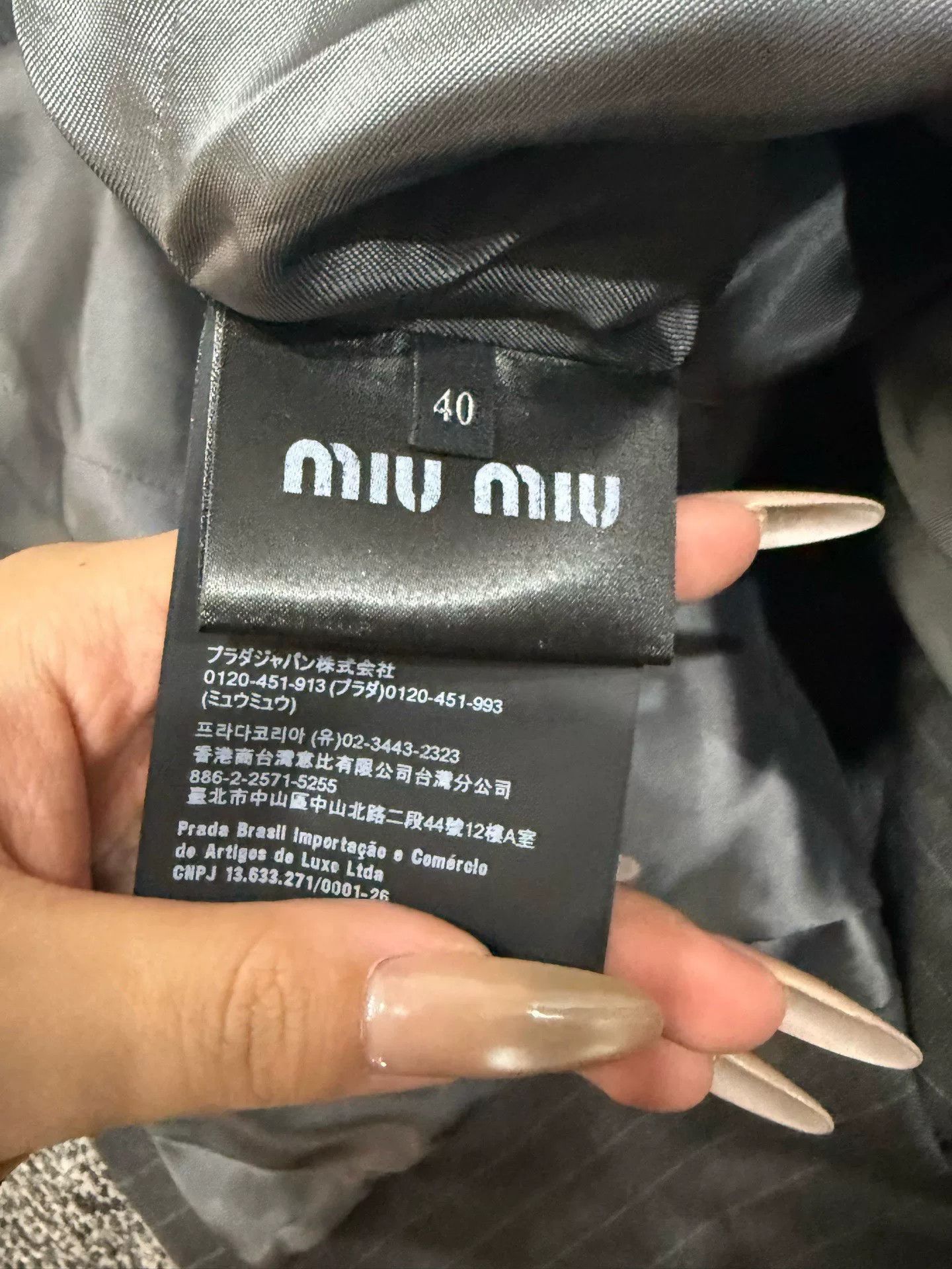 Miu Miu Miu Miu Size 40 Striped Coat Size S / US 4 / IT 40 - 6 Thumbnail