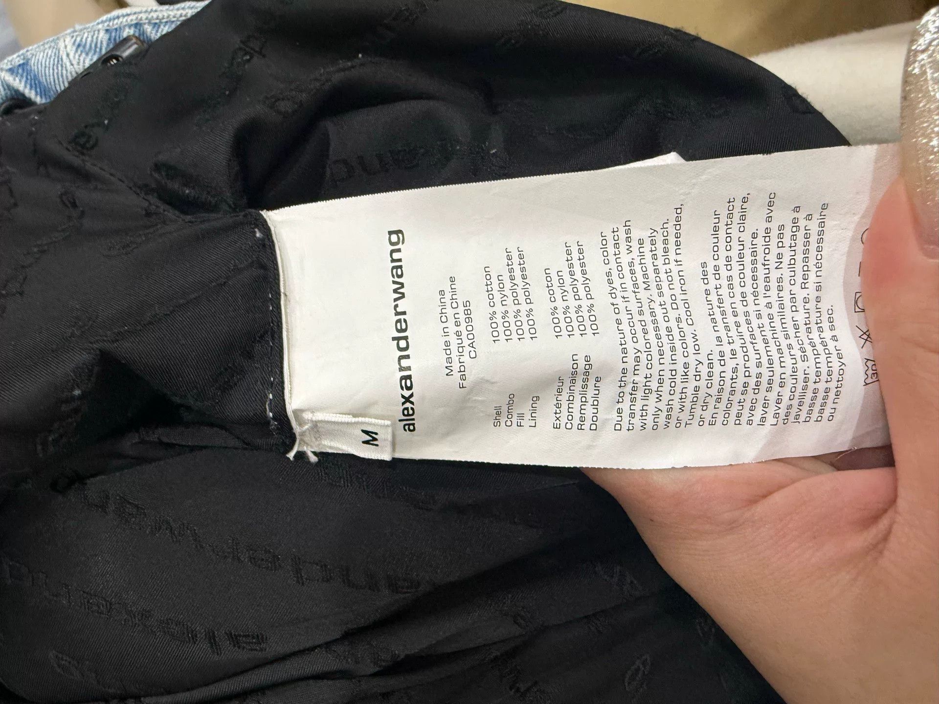 Alexander Wang Alexander Wang Denim Down Jacket Size M / US 6-8 / IT 42-44 - 4 Thumbnail