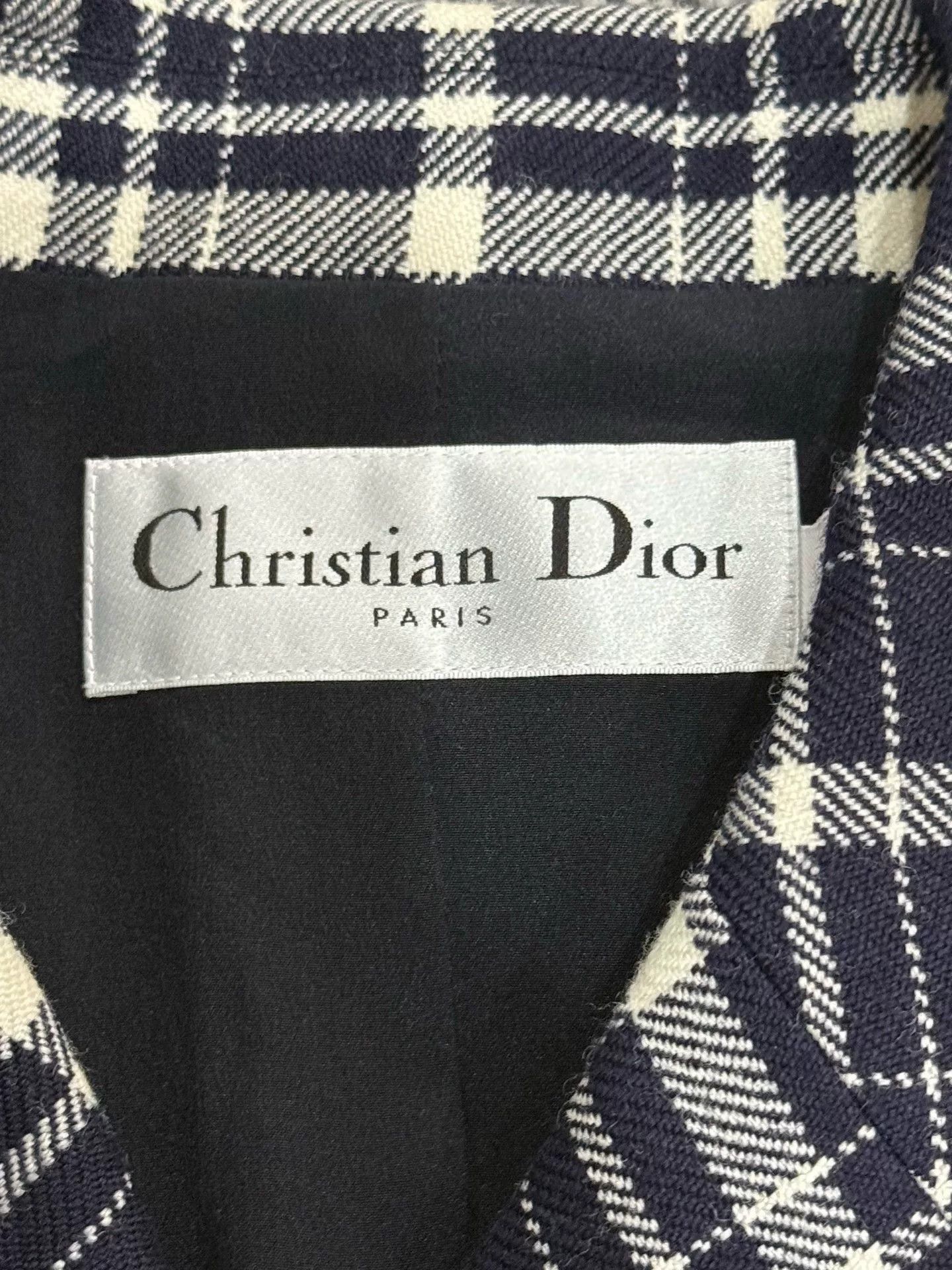 Dior Dior Wool Check Suit Set Size US XS / EU 42 / 0 - 2 Thumbnail