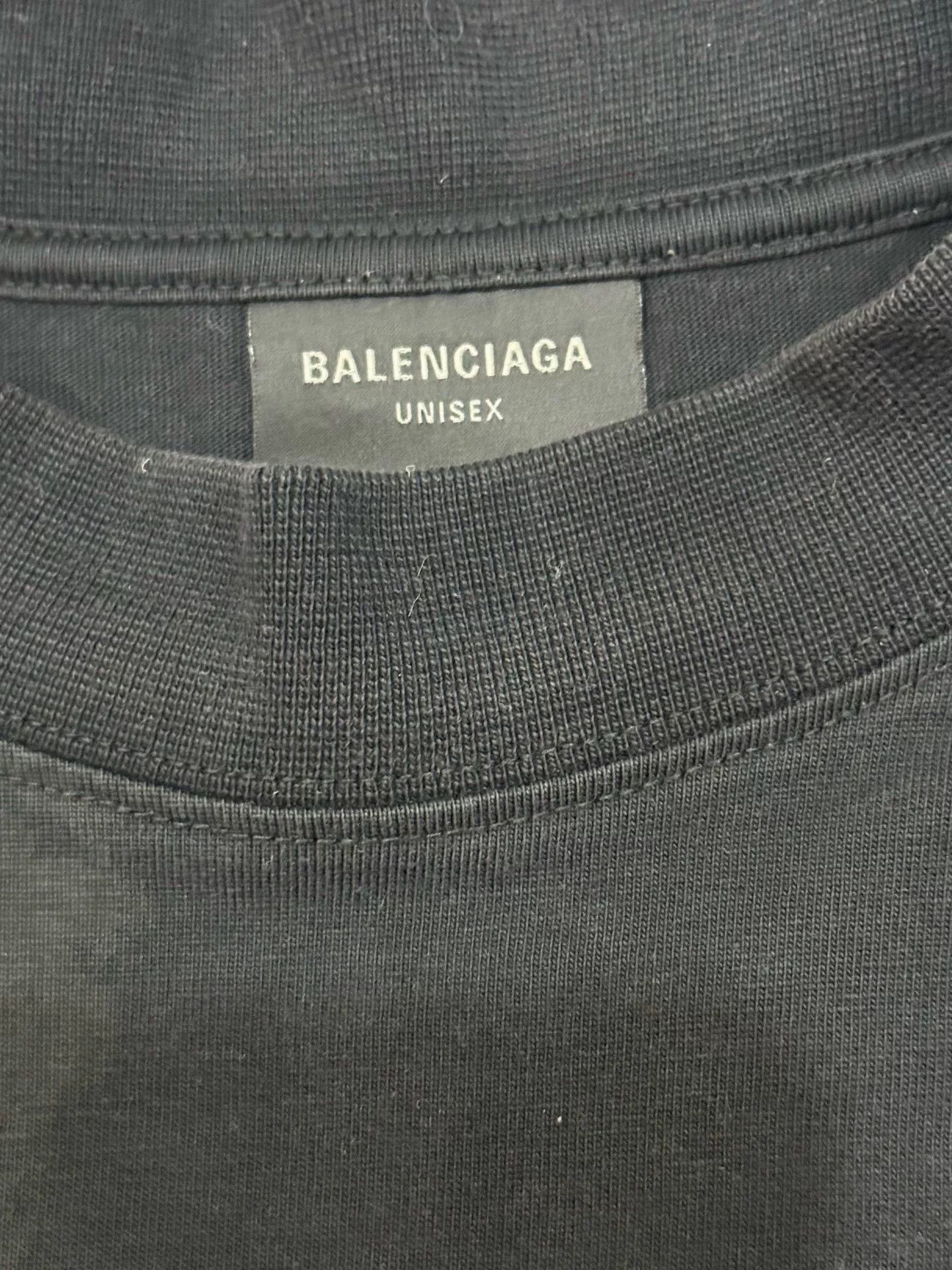 Balenciaga Balenciaga Black S/S Basic Tee S Size US S / EU 44-46 / 1 - 3 Thumbnail