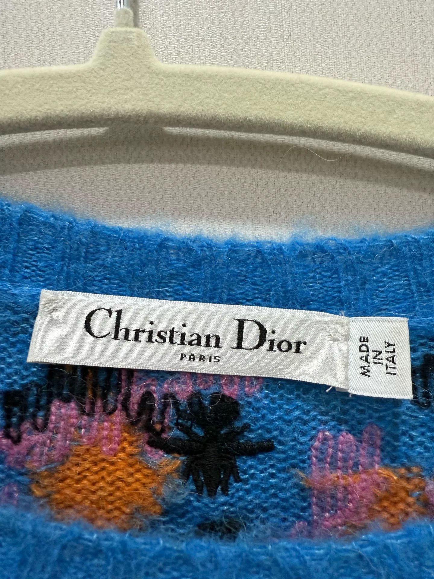 Dior Dior Leopard Embroidery Short Sleeve Sweater Size S / US 4 / IT 40 - 2 Thumbnail