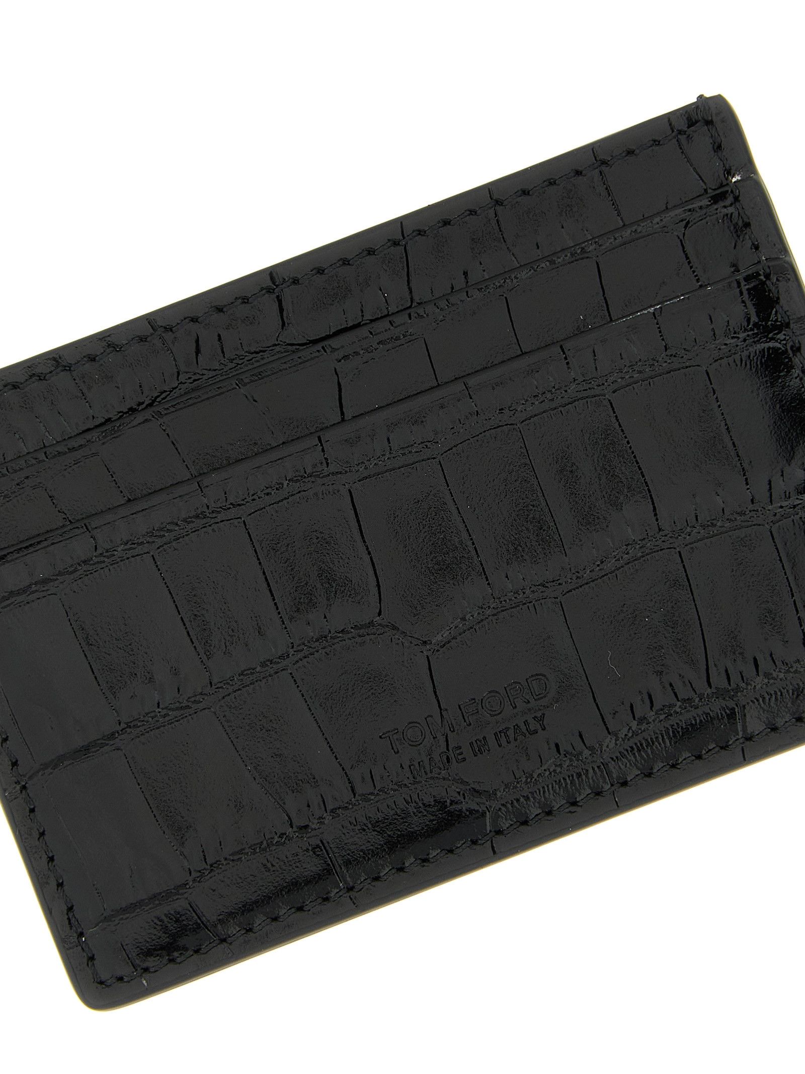 Tom Ford Crocodile card holder Size ONE SIZE - 3 Thumbnail