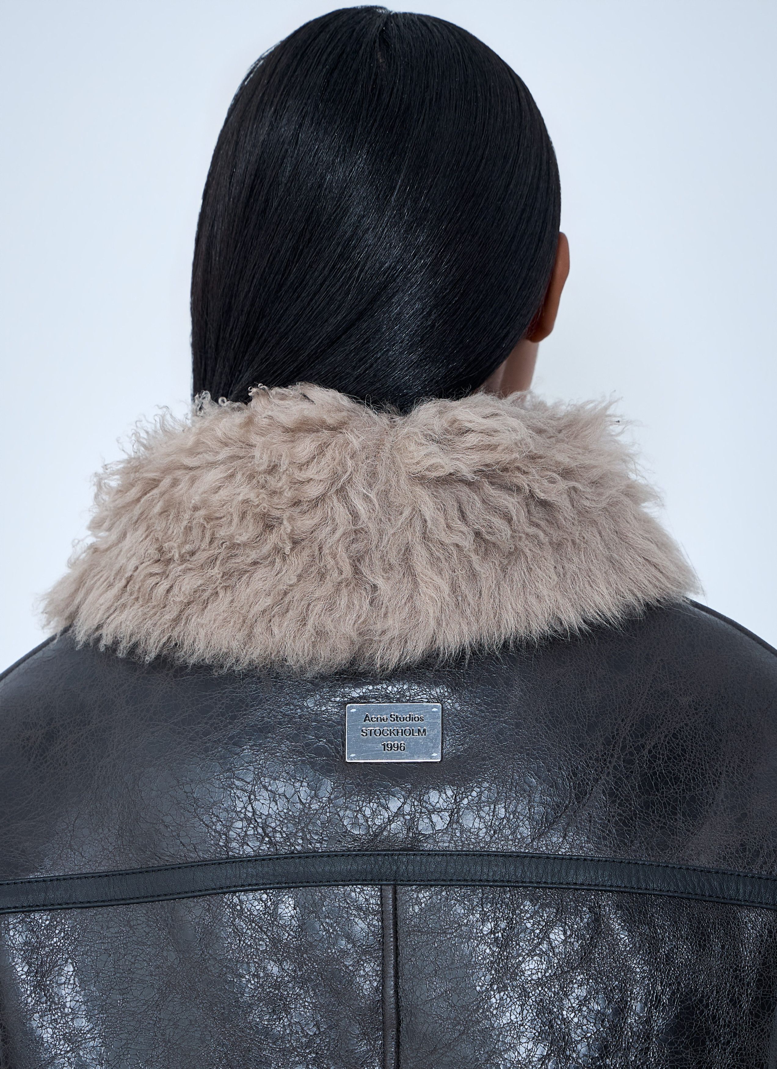 Acne Studios Leather Shearling Jacket Size S / US 4 / IT 40 - 6 Thumbnail