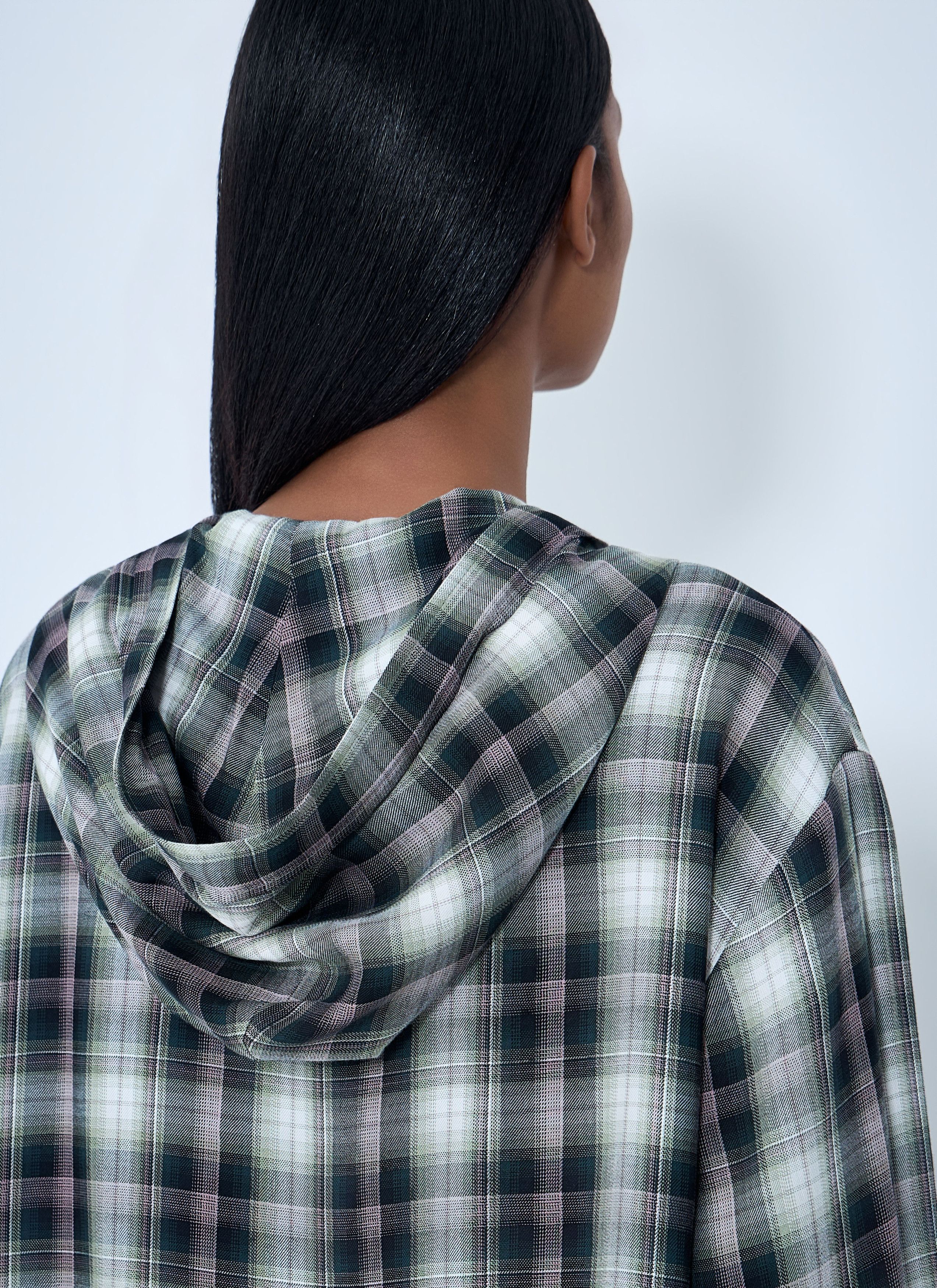 Acne Studios Hooded Check Shirt Size M / US 6-8 / IT 42-44 - 6 Thumbnail