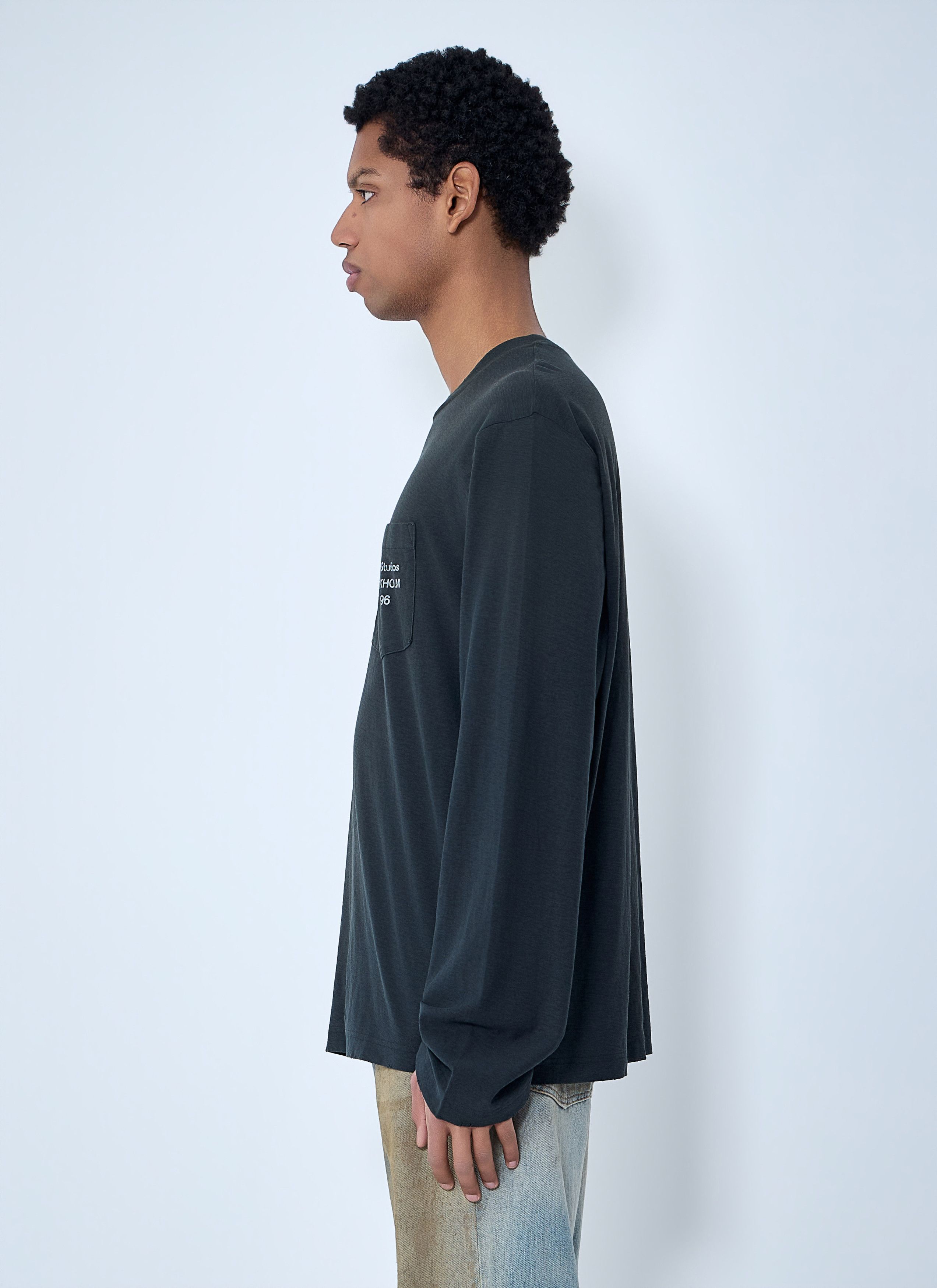 Acne Studios Long Sleeve Cotton Jersey T-Shirt Size US M / EU 48-50 / 2 - 3 Thumbnail