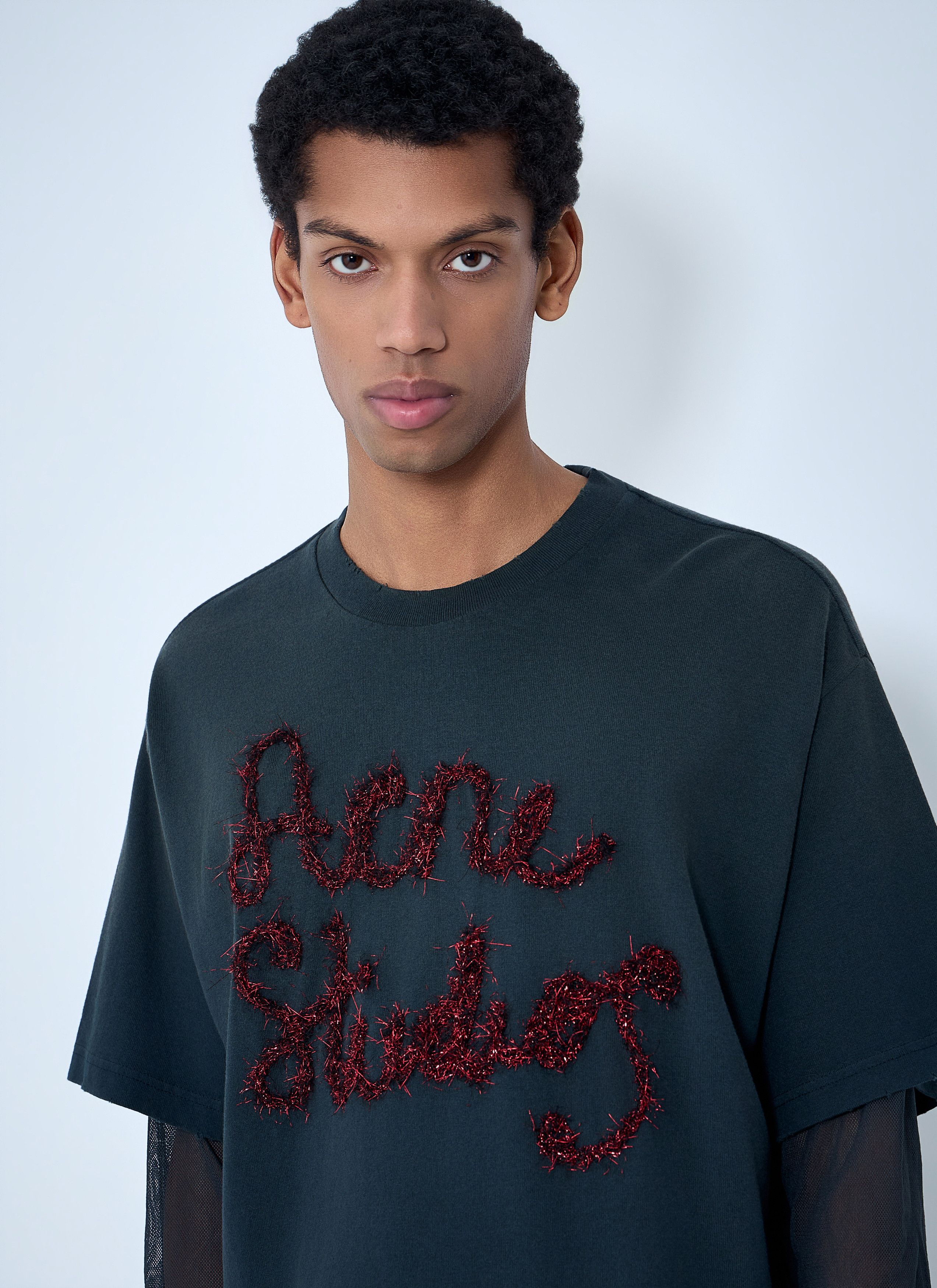 Acne Studios Layered Logo Embellished T-shirt Size US M / EU 48-50 / 2 - 6 Thumbnail