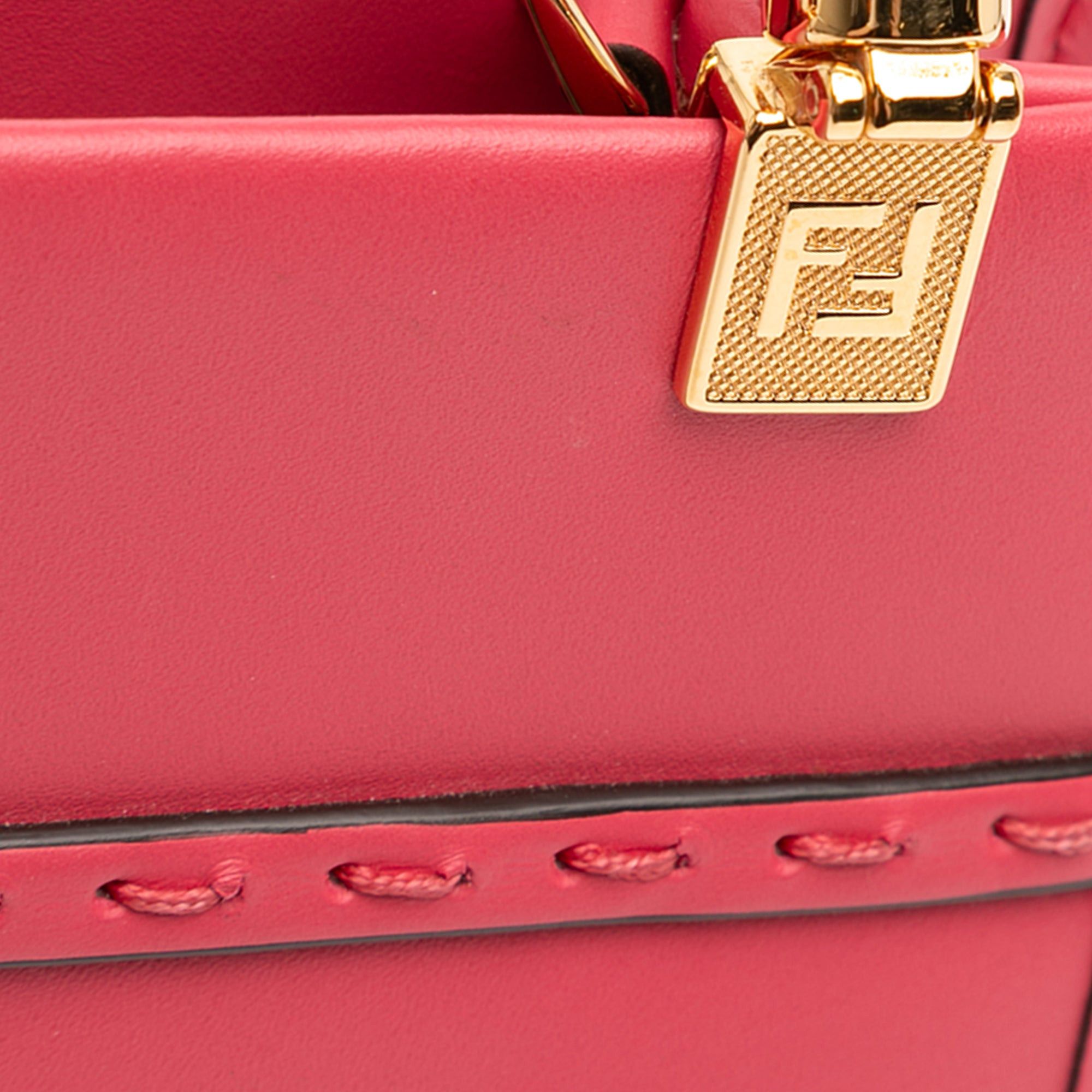 Fendi Mini Leather Sunshine Shopper Tote Size ONE SIZE - 7 Thumbnail