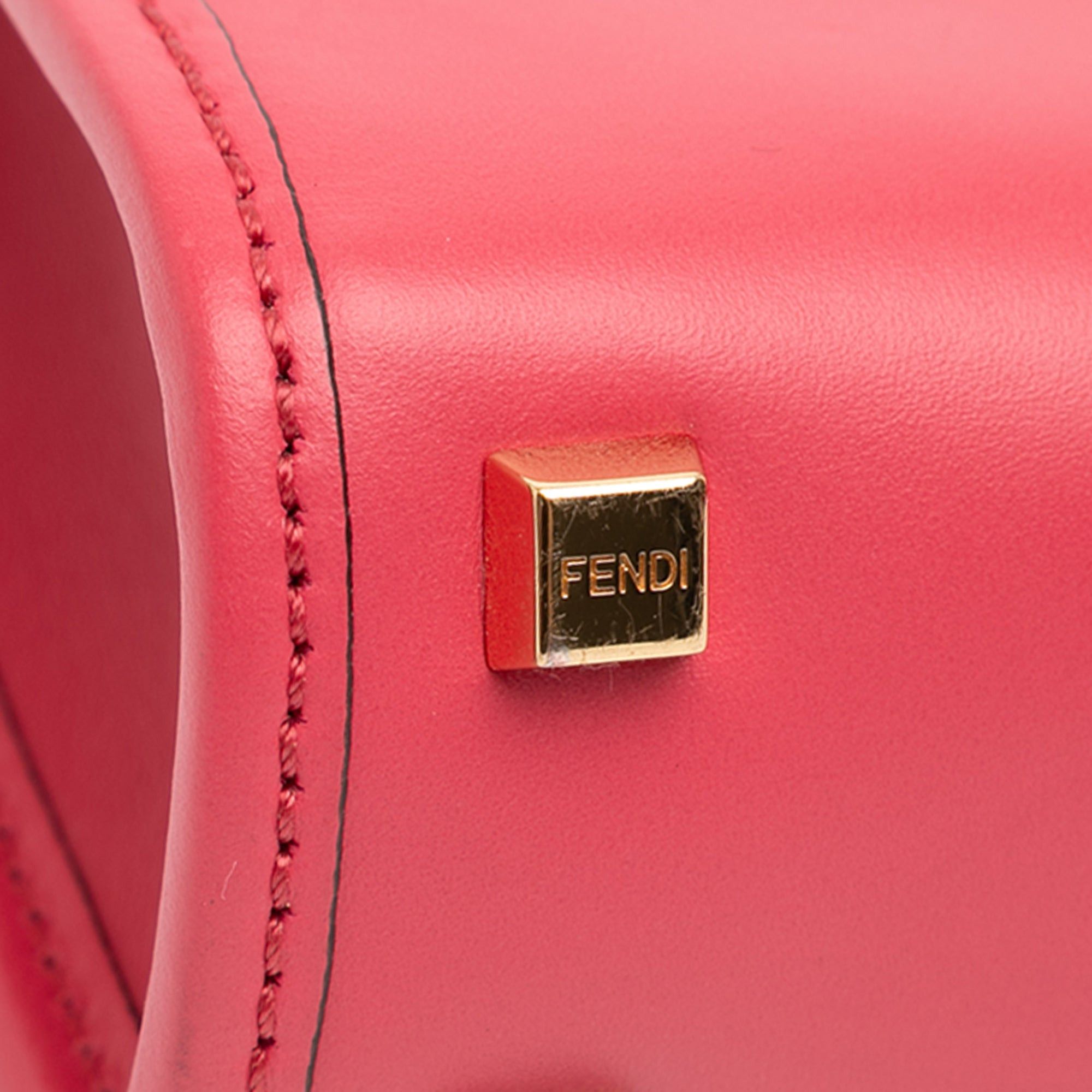 Fendi Mini Leather Sunshine Shopper Tote Size ONE SIZE - 8 Thumbnail