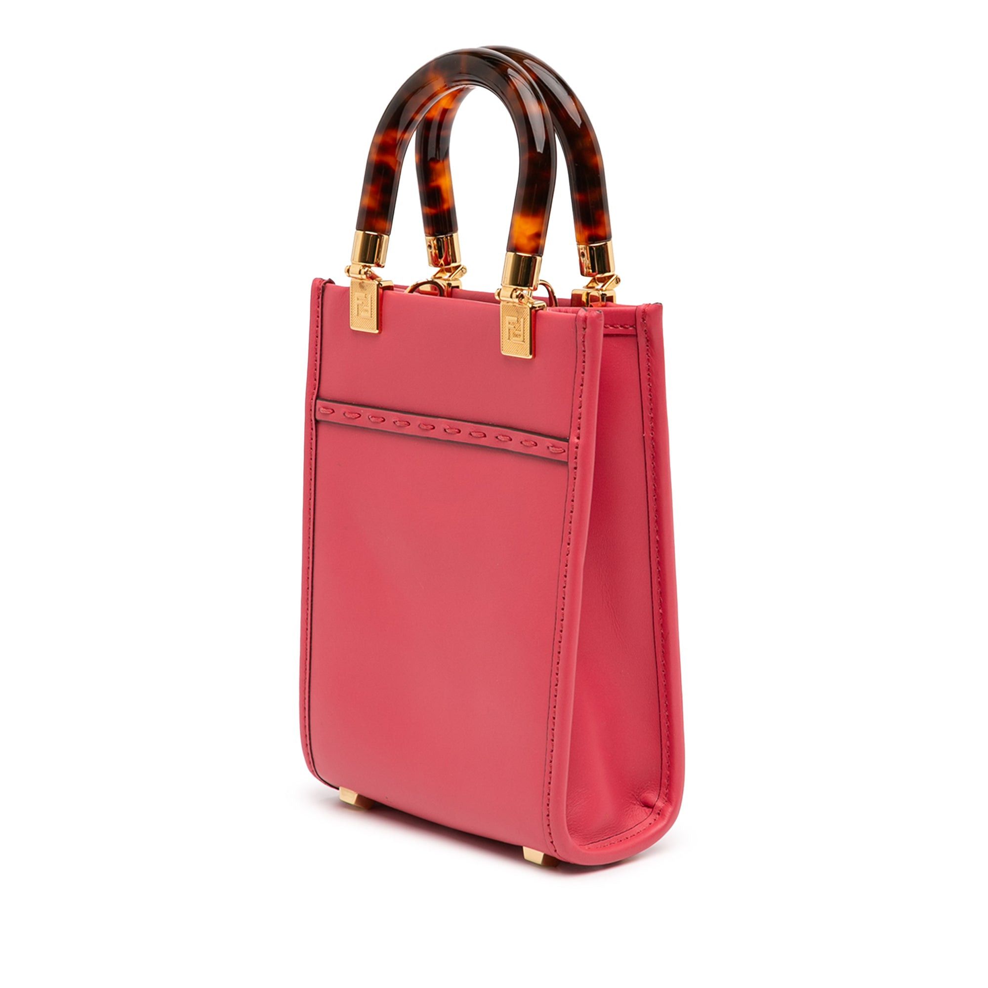 Fendi Mini Leather Sunshine Shopper Tote Size ONE SIZE - 2 Thumbnail
