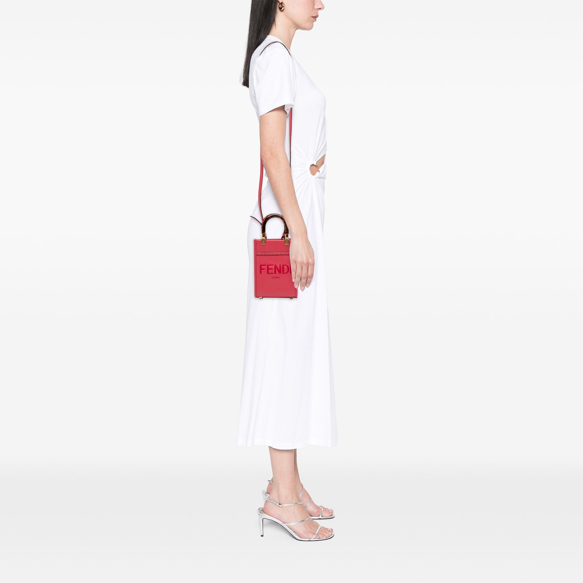 Fendi Mini Leather Sunshine Shopper Tote Size ONE SIZE - 9 Thumbnail