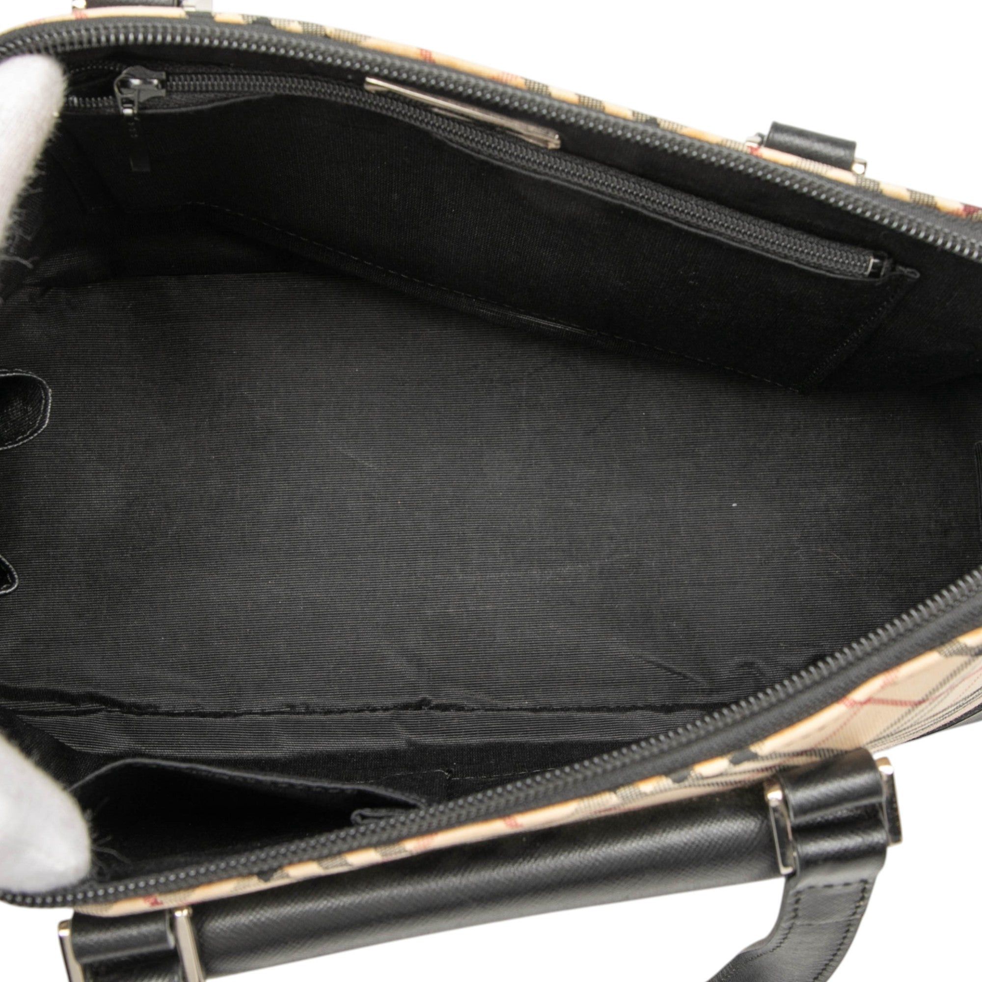 Burberry Nova Check Canvas Handbag Size ONE SIZE - 4 Thumbnail