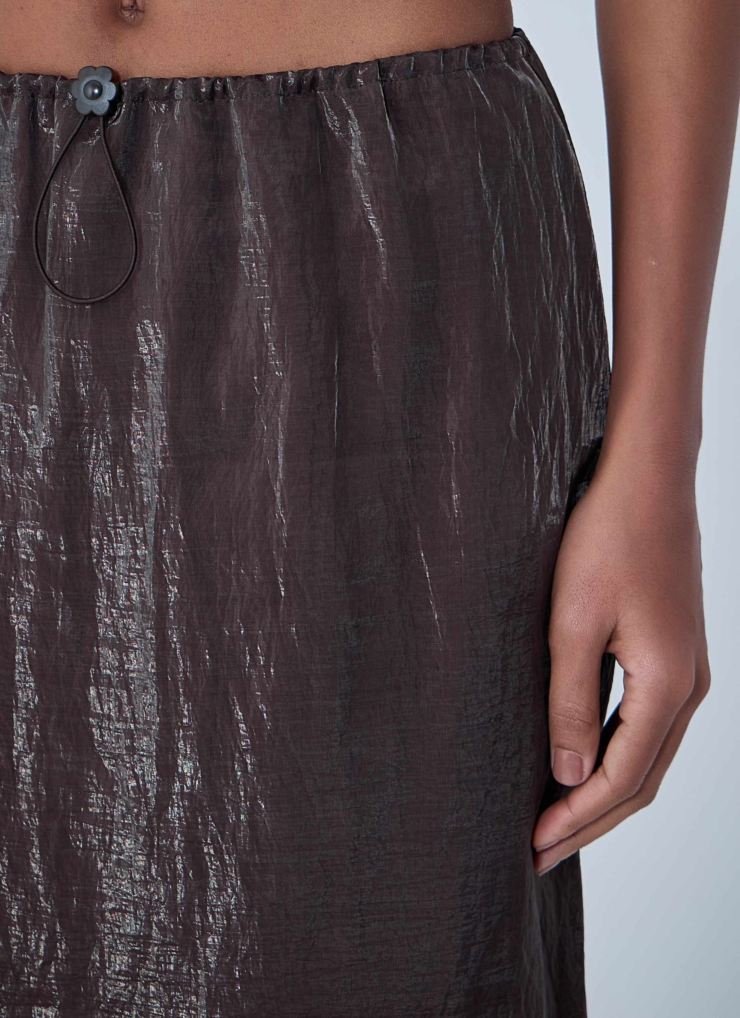 Cecilie Bahnsen Embroidered Sheer Overlay Skirt Size 26" / US 2 / IT 38 - 5 Thumbnail