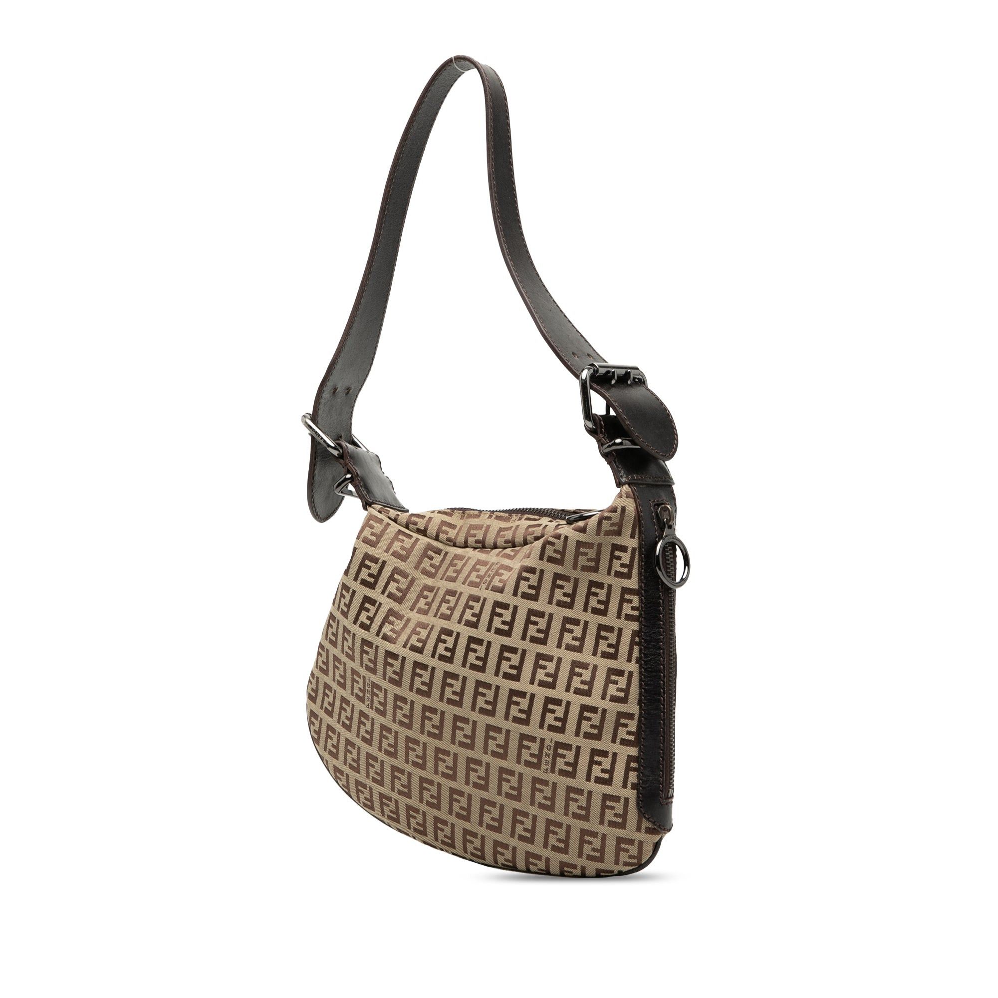 Fendi Zucchino Oyster Shoulder Bag Size ONE SIZE - 2 Thumbnail