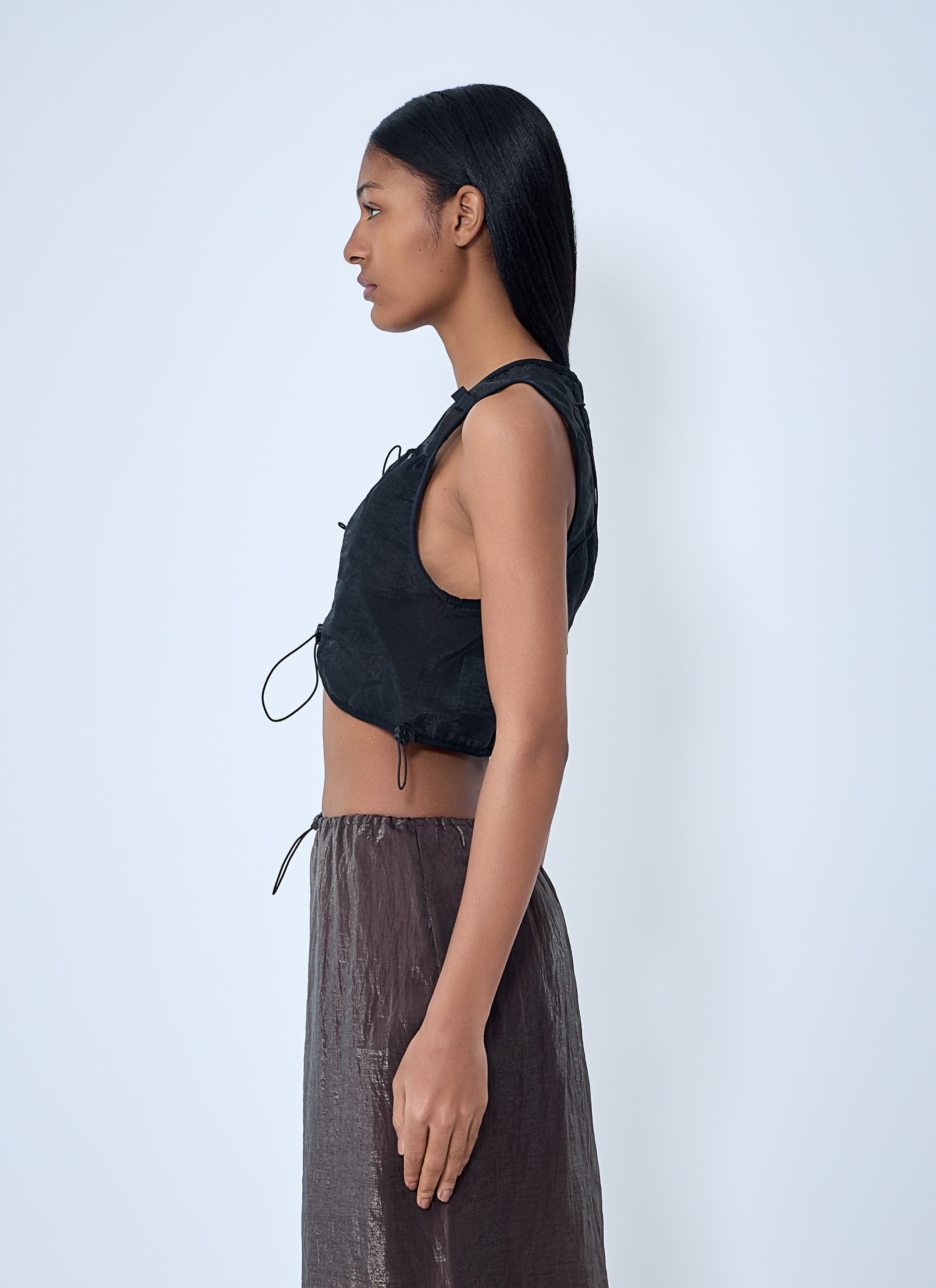 Cecilie Bahnsen Mesh Panel Crop Top Size S / US 4 / IT 40 - 3 Thumbnail