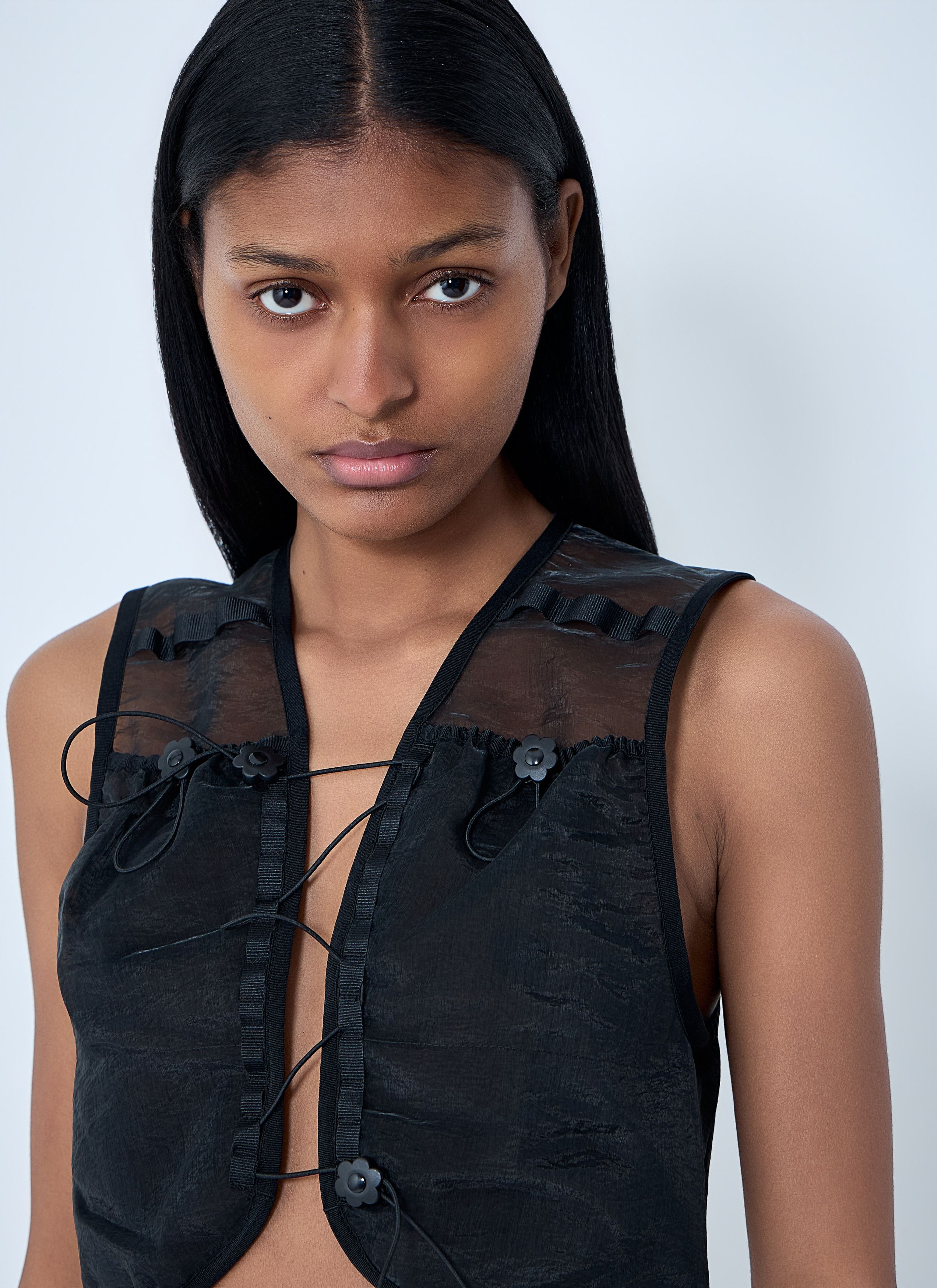 Cecilie Bahnsen Mesh Panel Crop Top Size S / US 4 / IT 40 - 5 Thumbnail