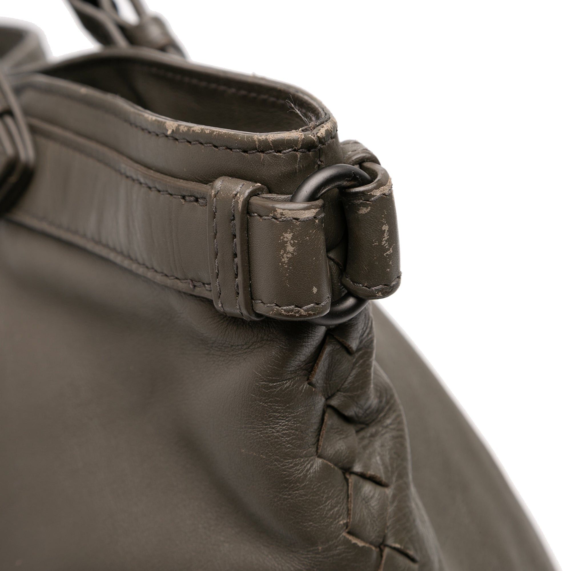 Bottega Veneta Intrecciato Trimmed Nappa Satchel Size ONE SIZE - 10 Thumbnail