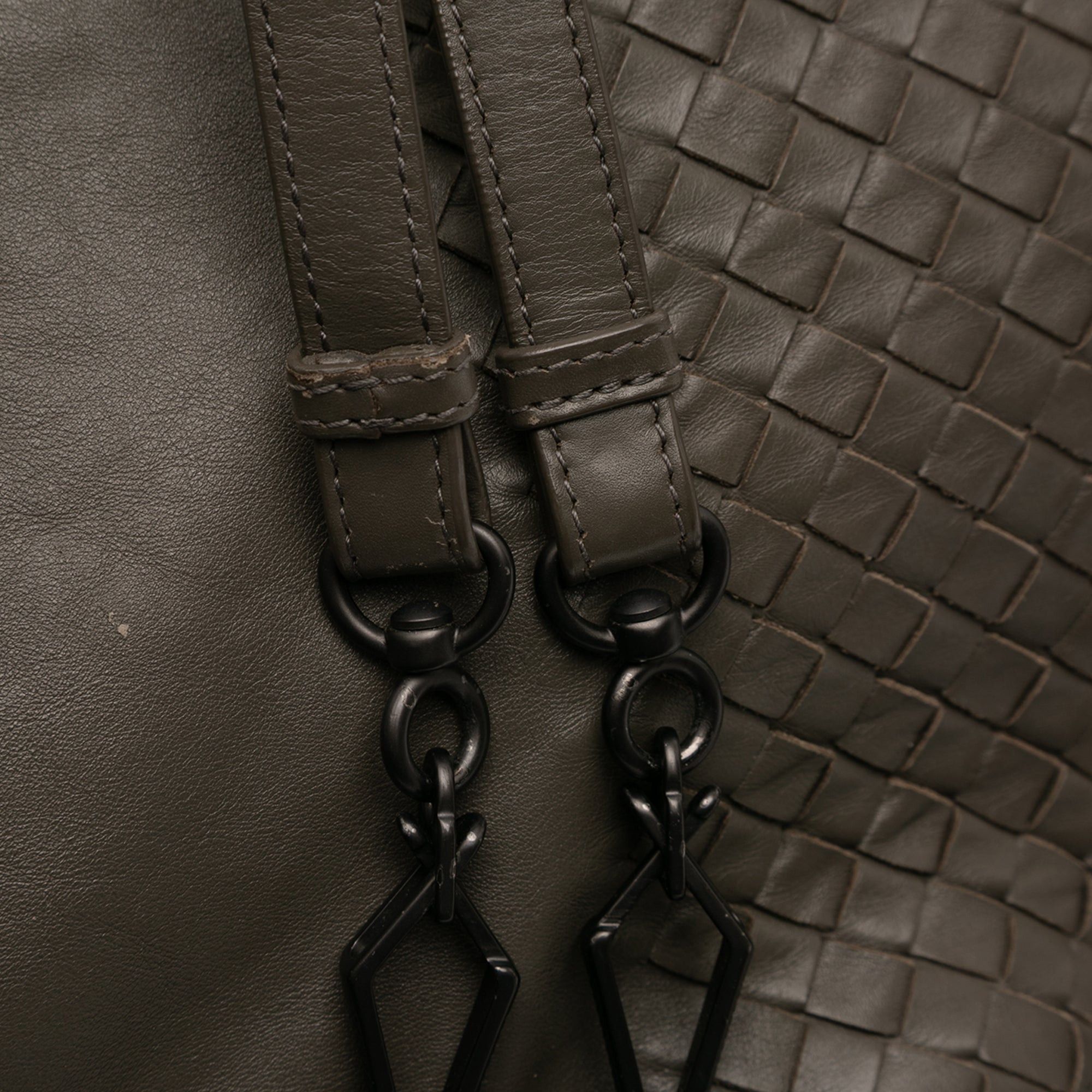Bottega Veneta Intrecciato Trimmed Nappa Satchel Size ONE SIZE - 8 Thumbnail