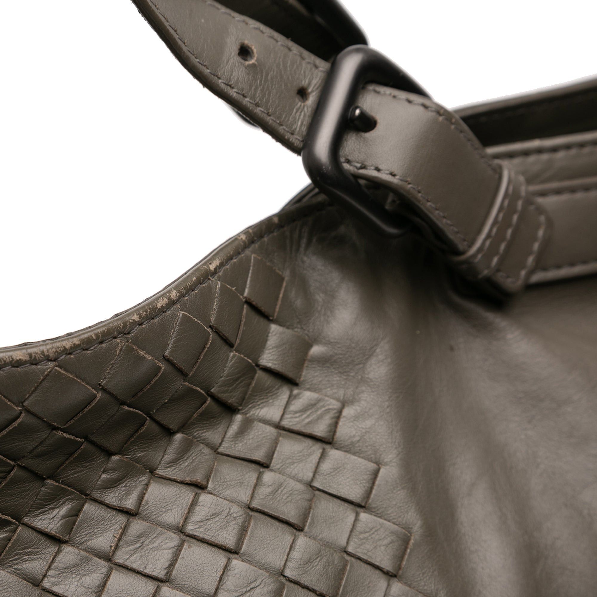 Bottega Veneta Intrecciato Trimmed Nappa Satchel Size ONE SIZE - 9 Thumbnail
