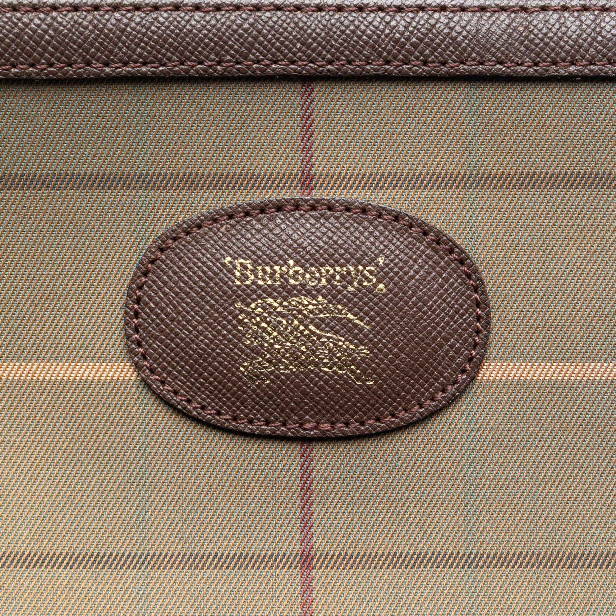 Burberry Vintage Check Canvas Wristlet Clutch Size ONE SIZE - 5 Thumbnail
