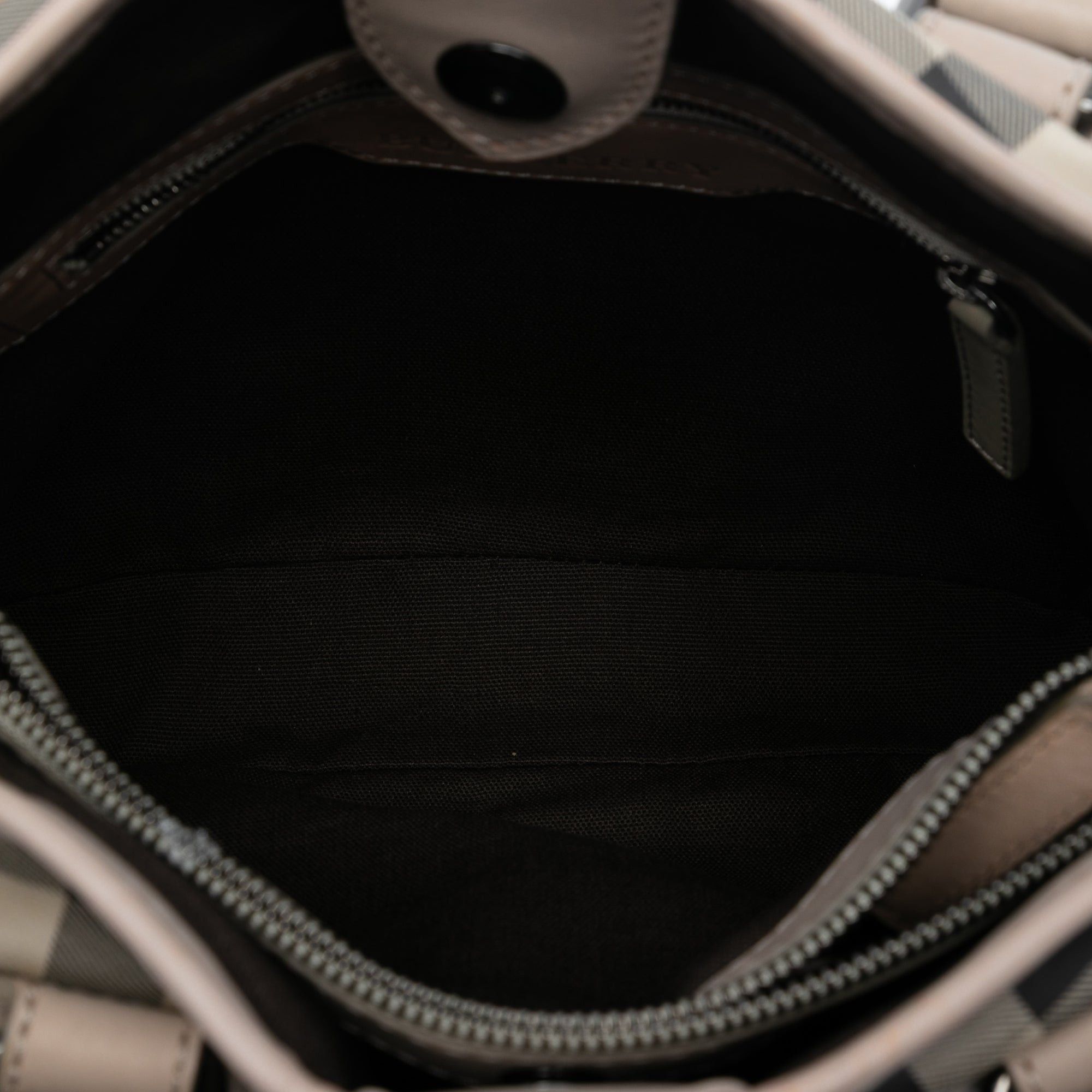 Burberry Small Smoke Check Coated Canvas Northfield Satchel Size ONE SIZE - 4 Thumbnail