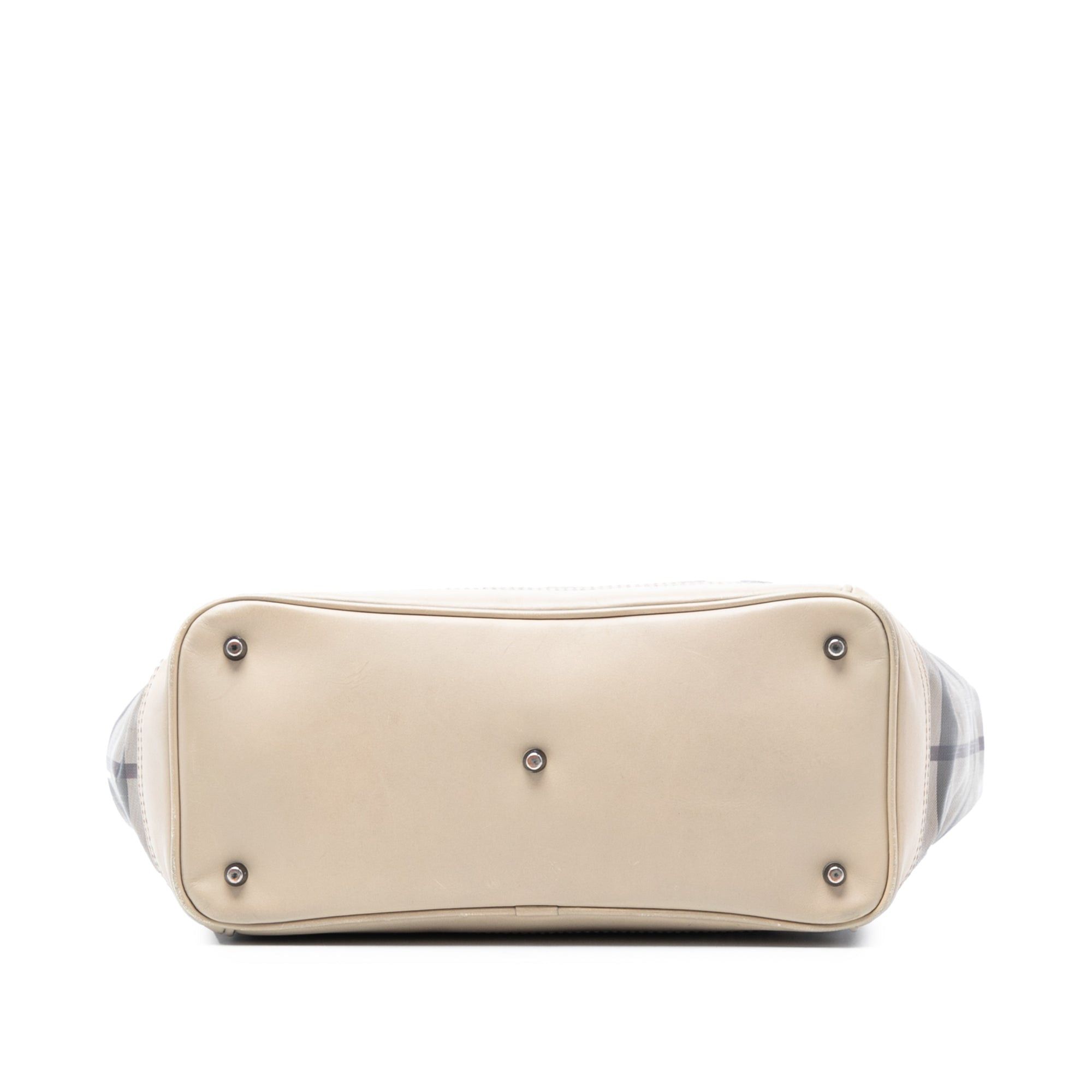 Burberry Smoked Check Coated Canvas Handbag Size ONE SIZE - 3 Thumbnail