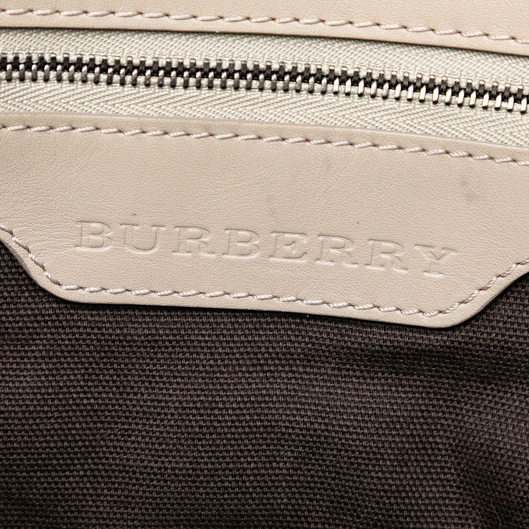 Burberry Smoked Check Coated Canvas Handbag Size ONE SIZE - 5 Thumbnail