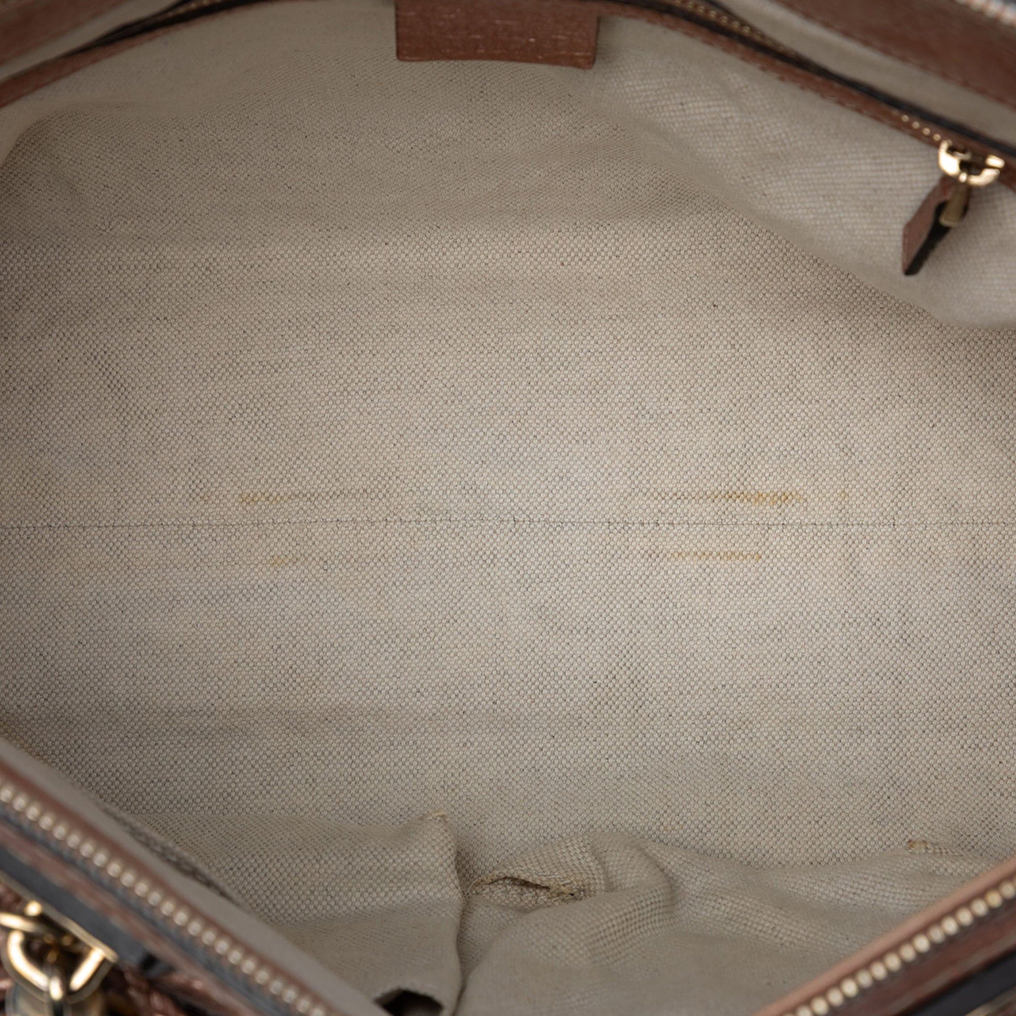 Gucci Metallic Pebbled Calfskin Bella Satchel Size ONE SIZE - 4 Thumbnail